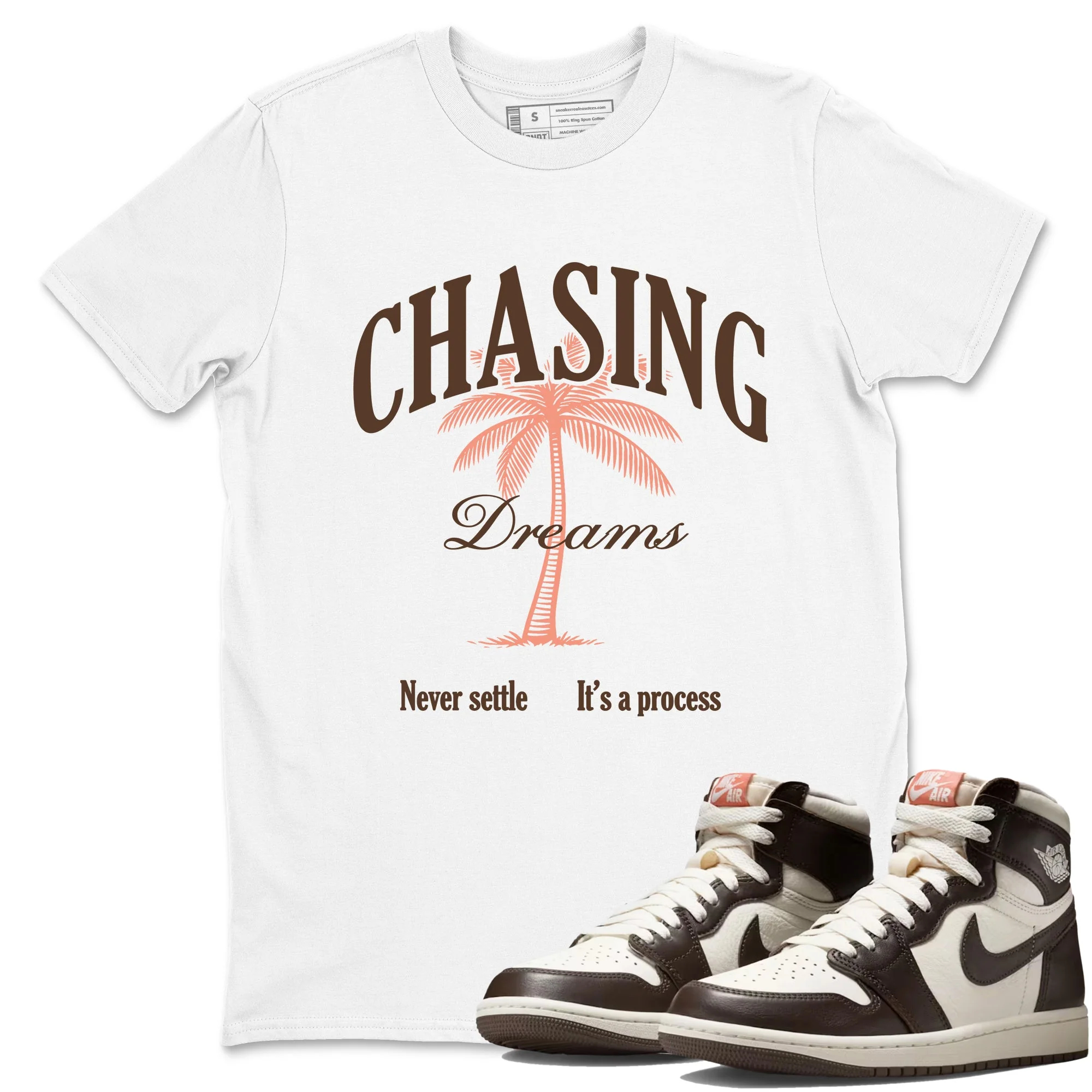 Chasing Dreams Sneaker Tees - Air Jordan 1 Baroque Brown