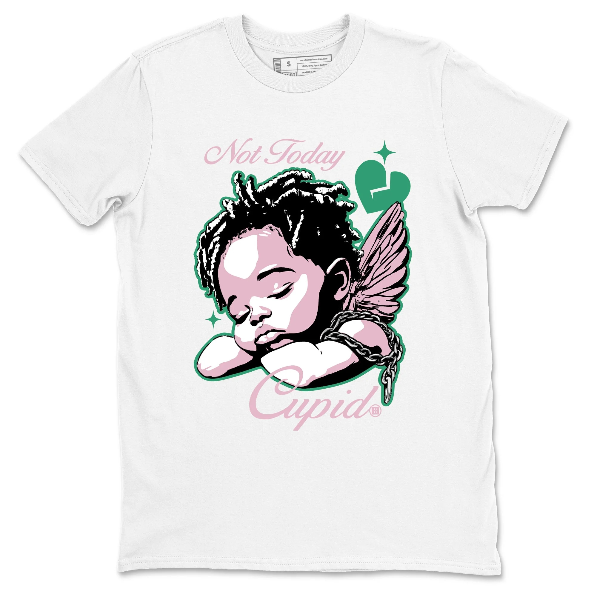 Not Today Cupid Sneaker Tees - Dunk Medium Soft Pink Malachite