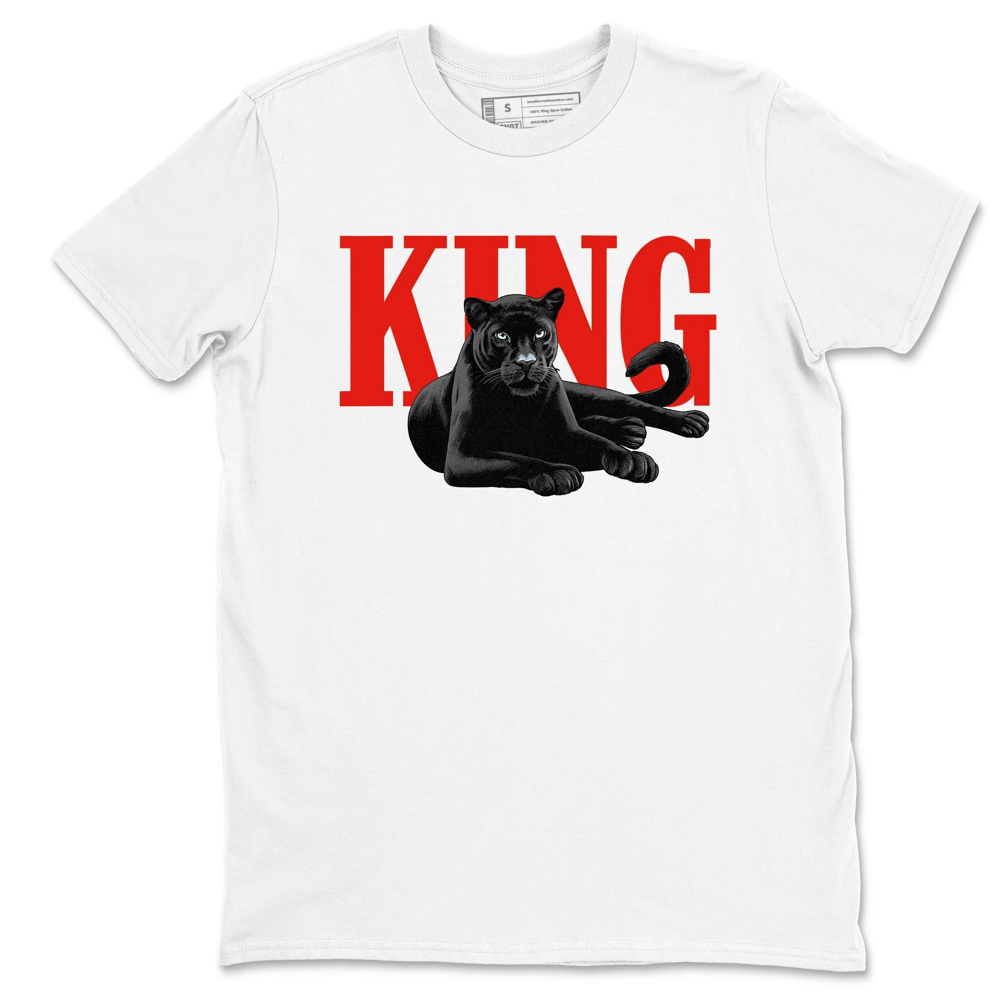 King Black Cat Sneaker Tees - Air Jordan 6 Reverse Infrared