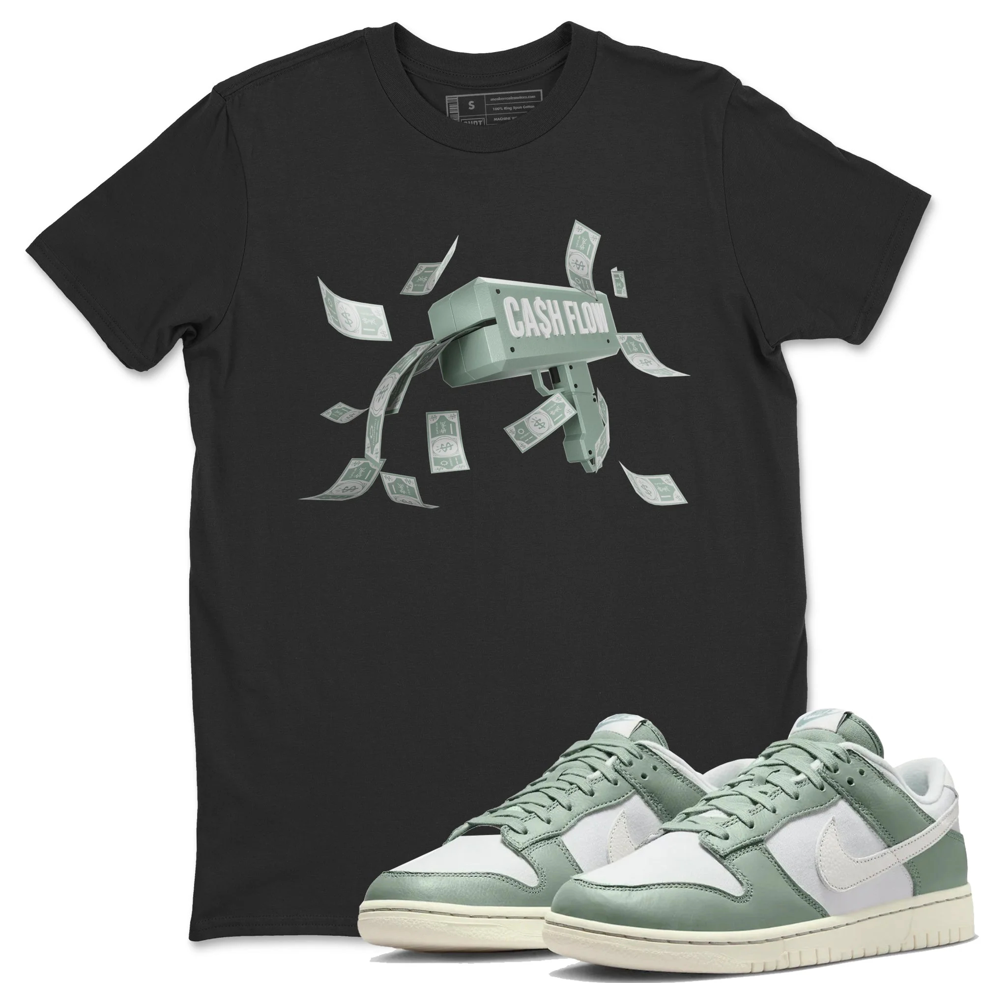 Cash Flow Unisex Tops - Dunk Mica Green