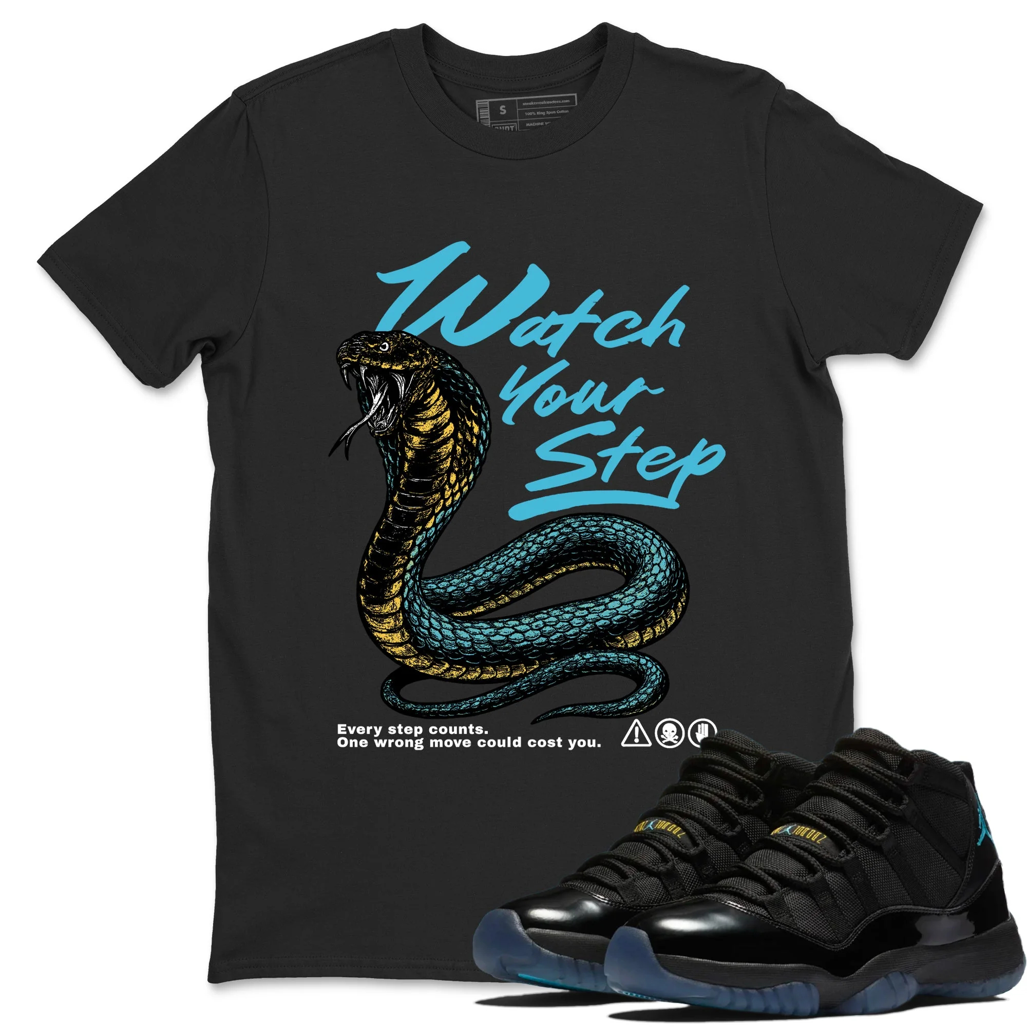 Watch Your Step Sneaker Tees - Air Jordan 11 Gamma