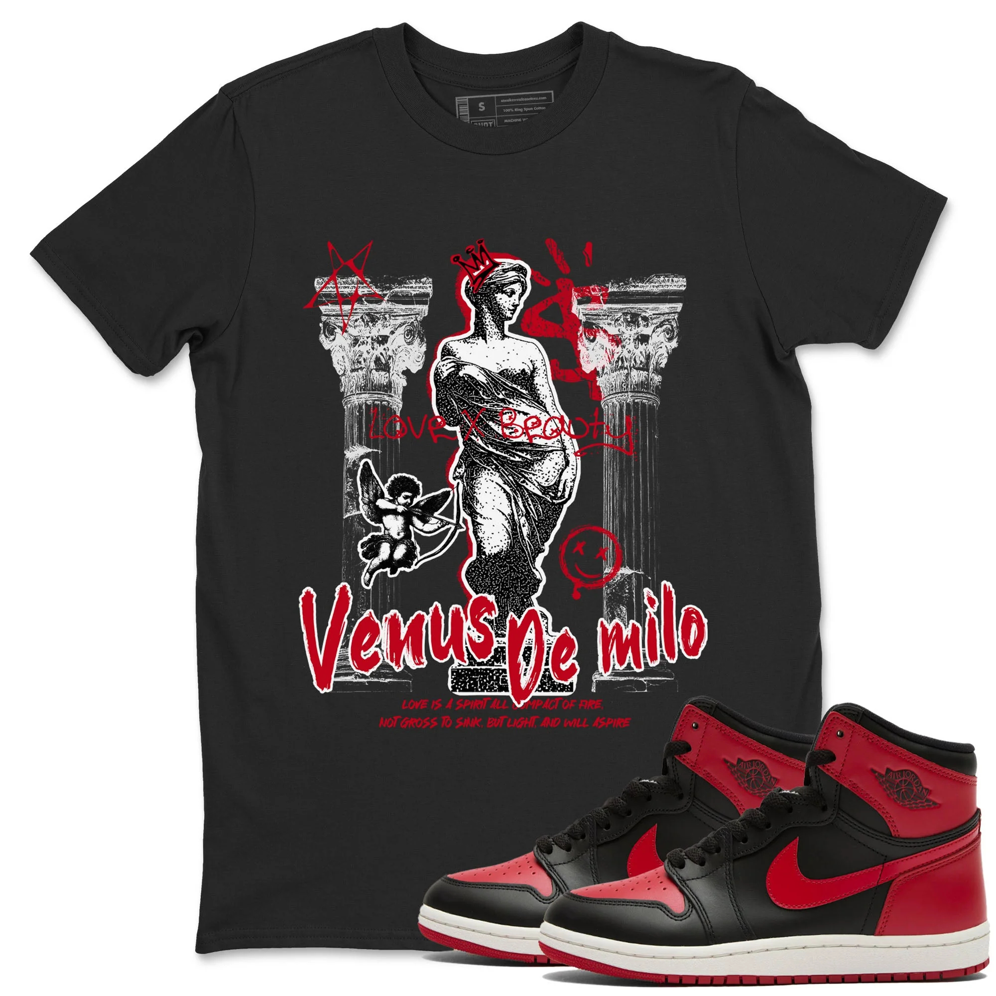 Venus De Milo Sneaker Tees - Air Jordan 1 '85 Bred