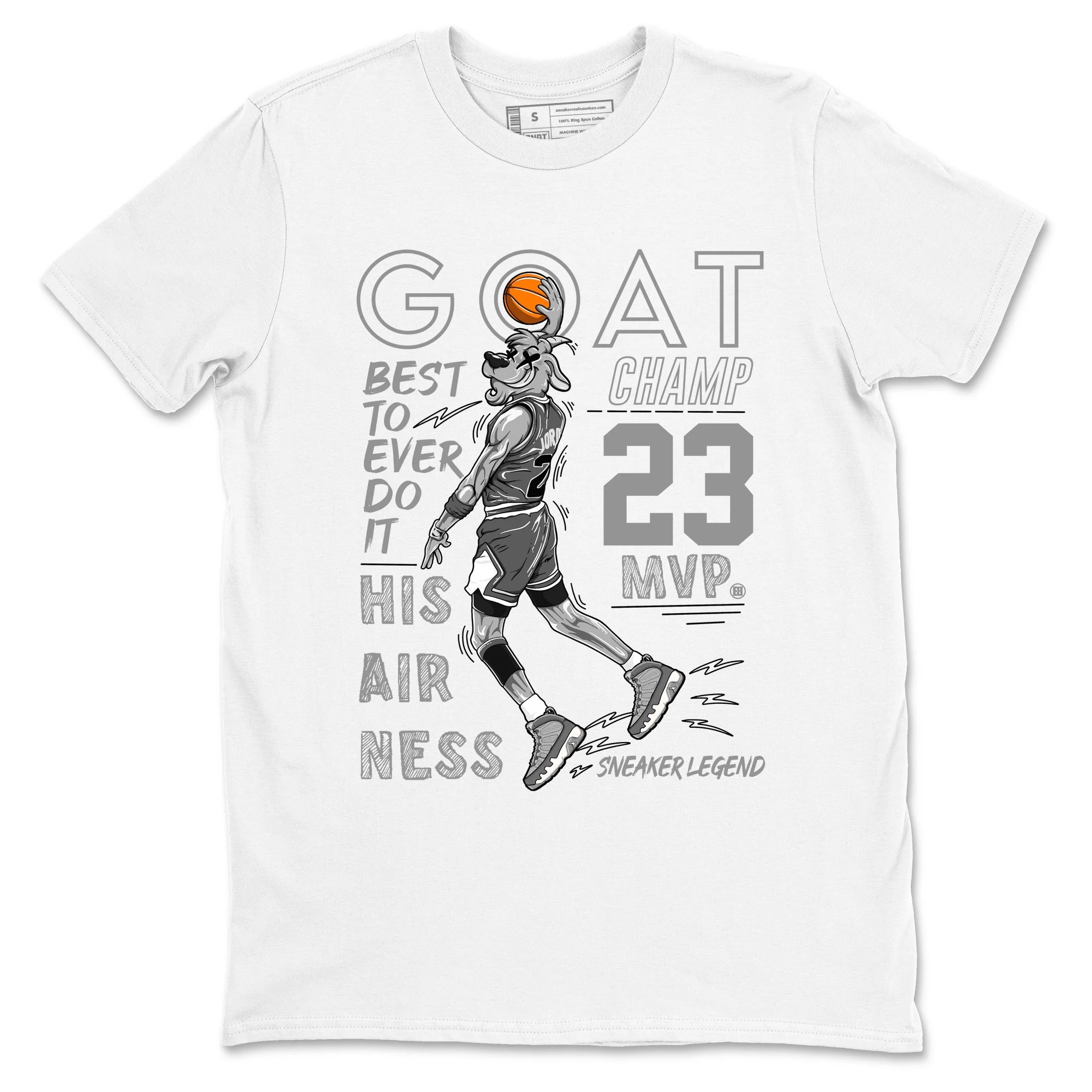 MVP Goat Sneaker Tees - Air Jordan 9 Cool Grey