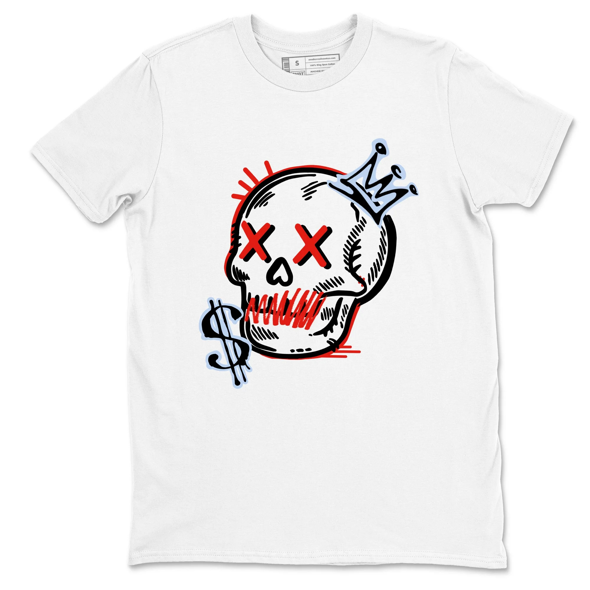 Neon Skull Sneaker Tees - Air Jordan 6 Reverse Infrared