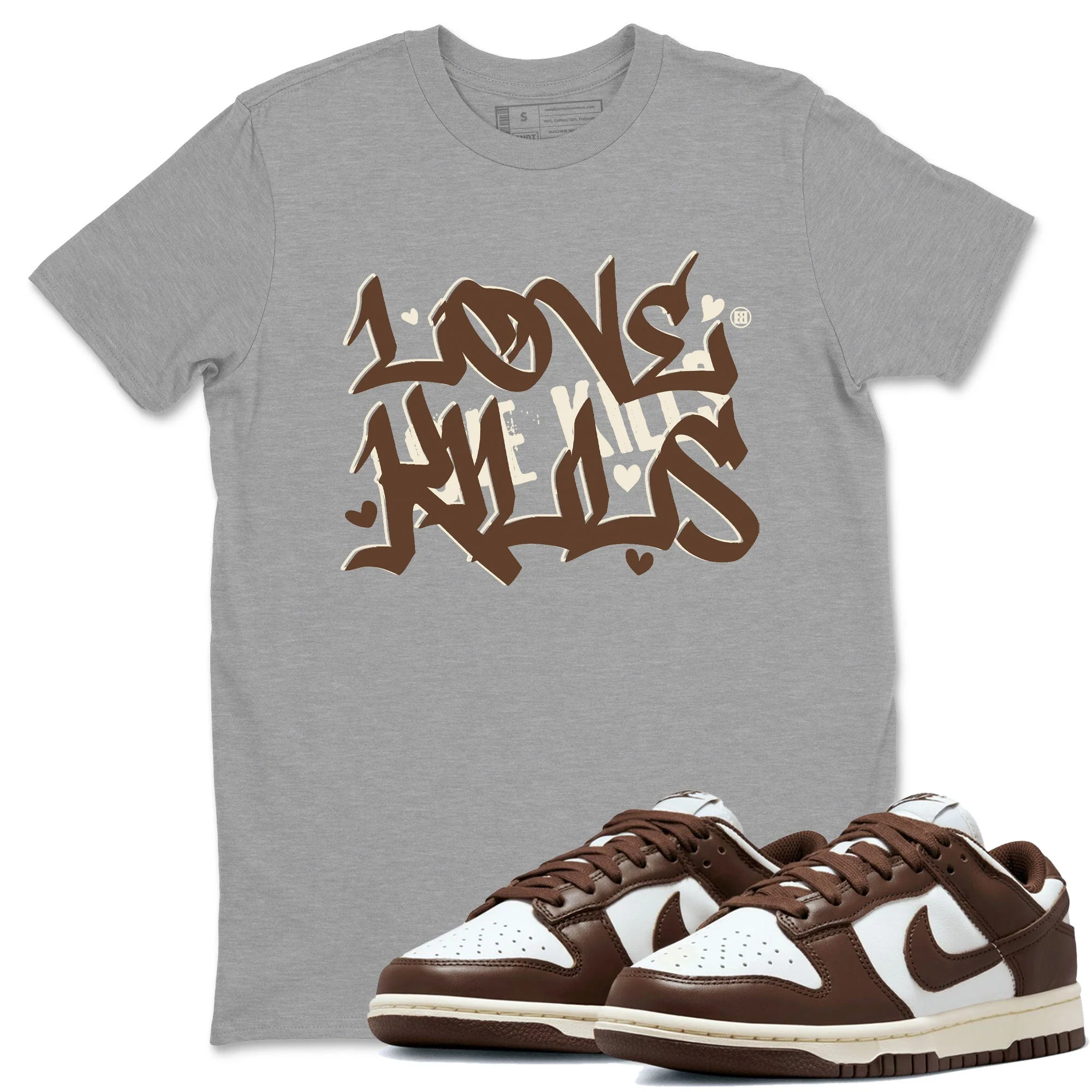 Love Kills Sneaker Tee - Dunk Cacao Wow