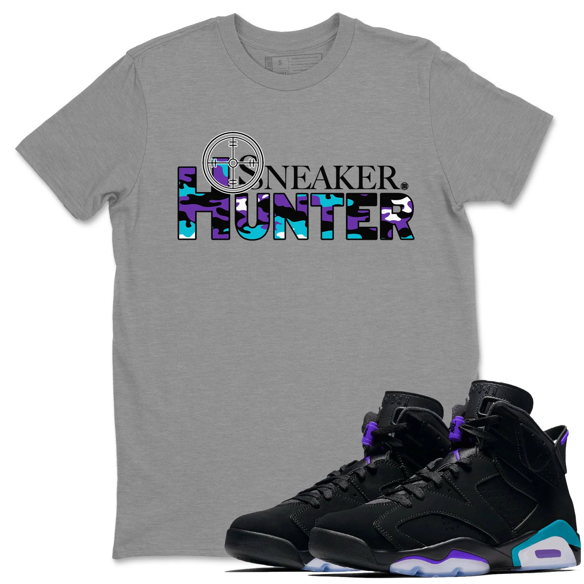 Sneaker Hunter SNRT Sneaker Tee - Air Jordan 6 Aqua