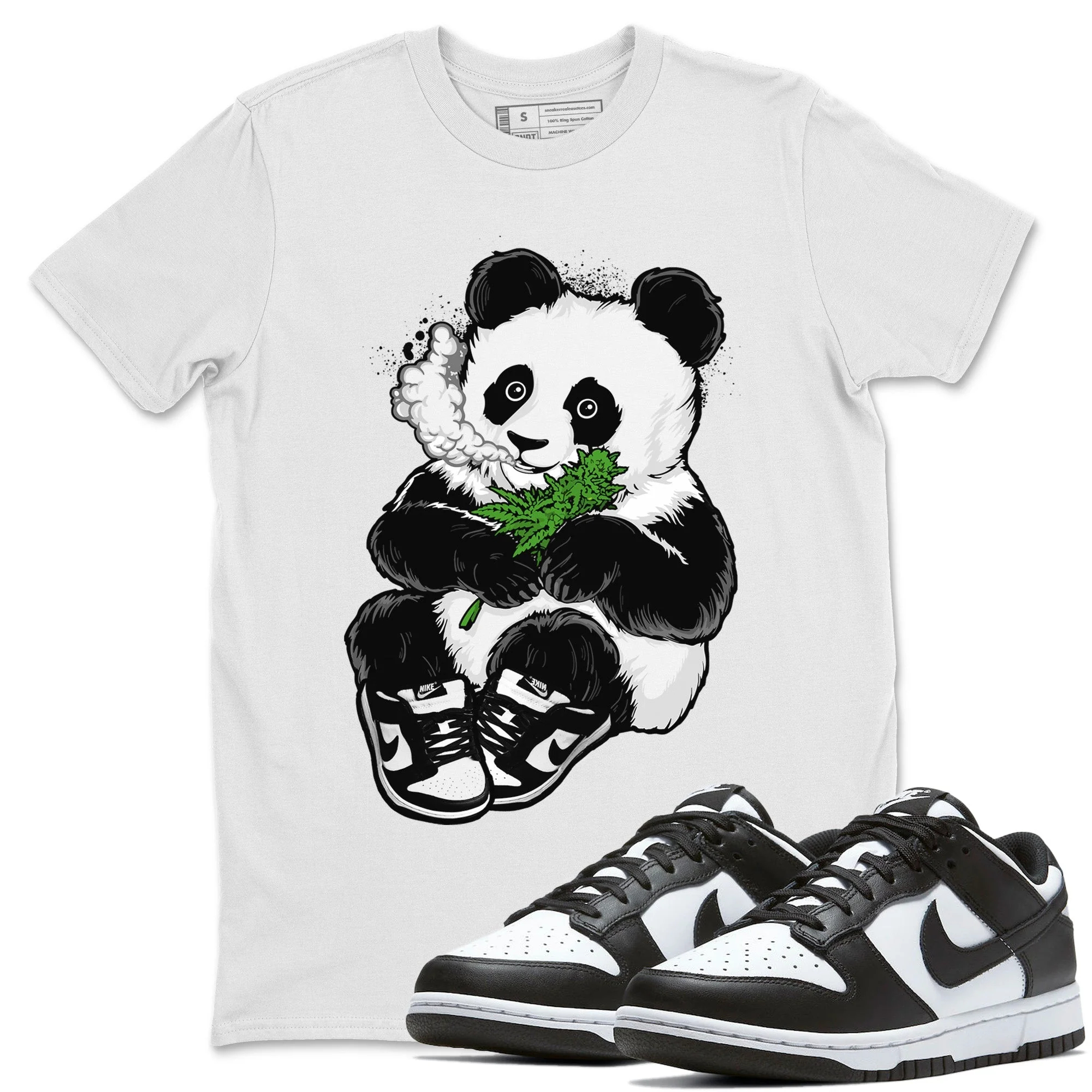 Smoking Panda Unisex Tops - Dunk Panda