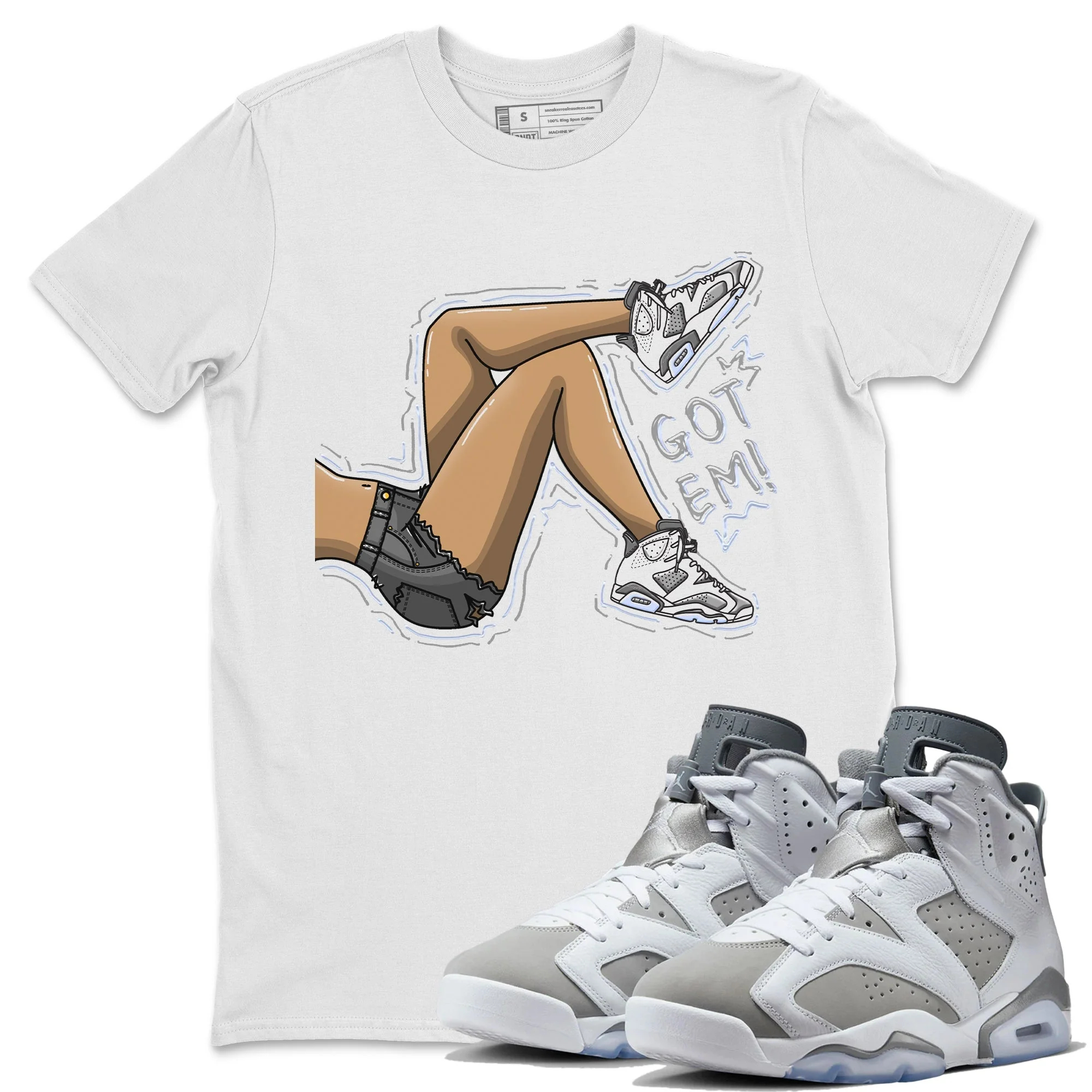 Got Em Legs Unisex Tops - Air Jordan 6 Cool Grey