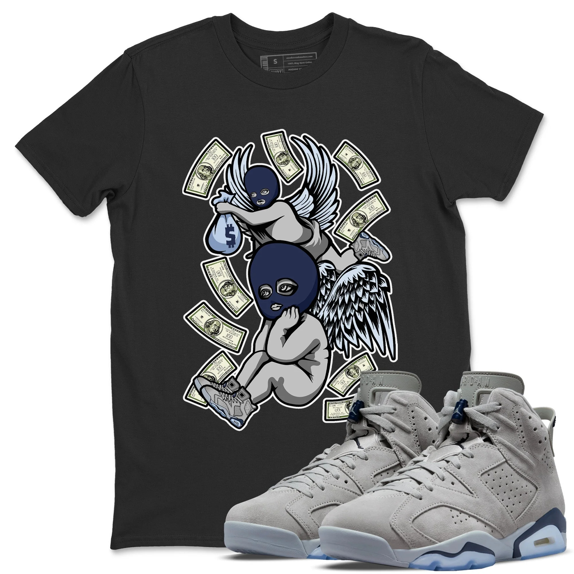 Hustle Angels Unisex Tops - Air Jordan 6 Georgetown
