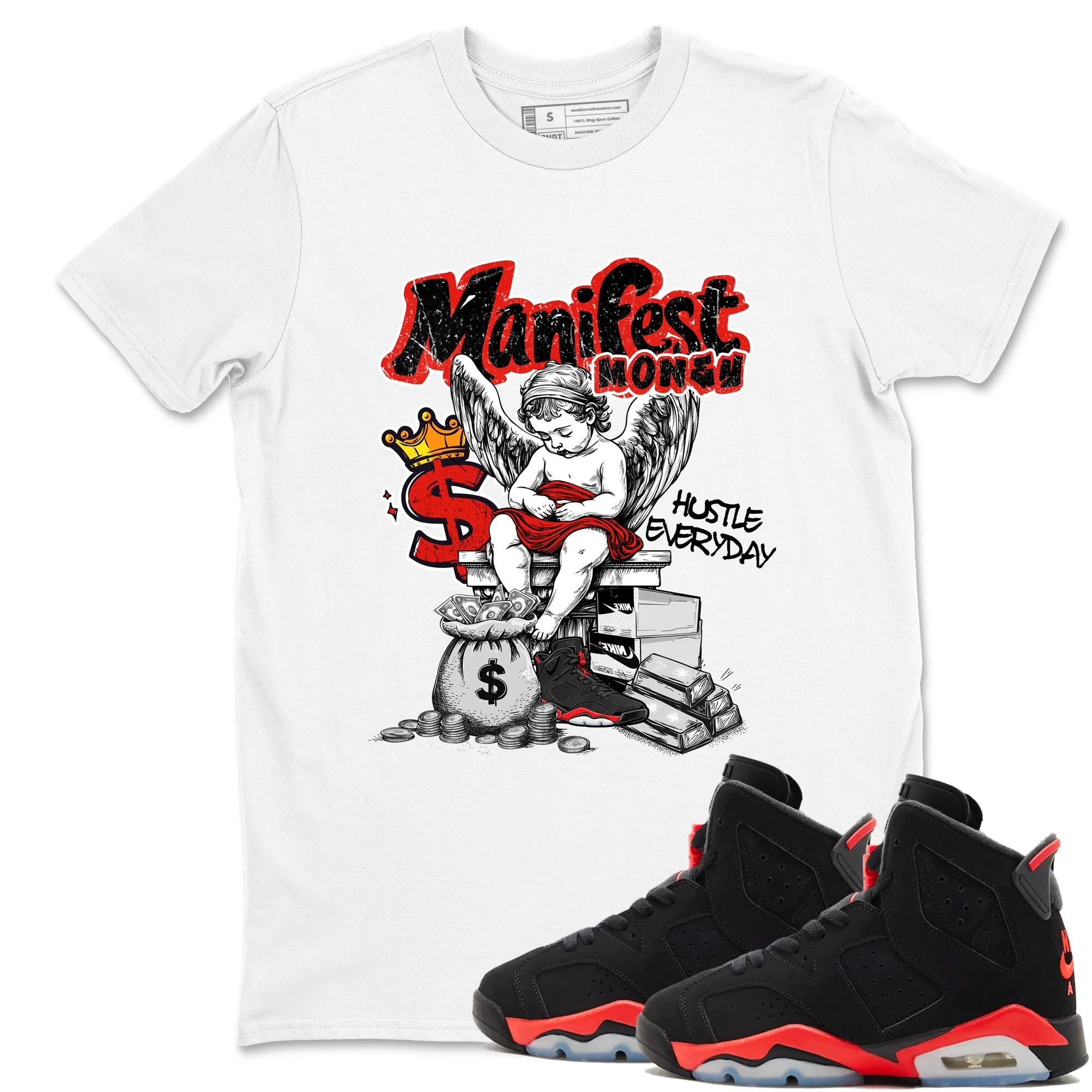 Manifest Money Sneaker Tees - Air Jordan 6 Reverse Infrared