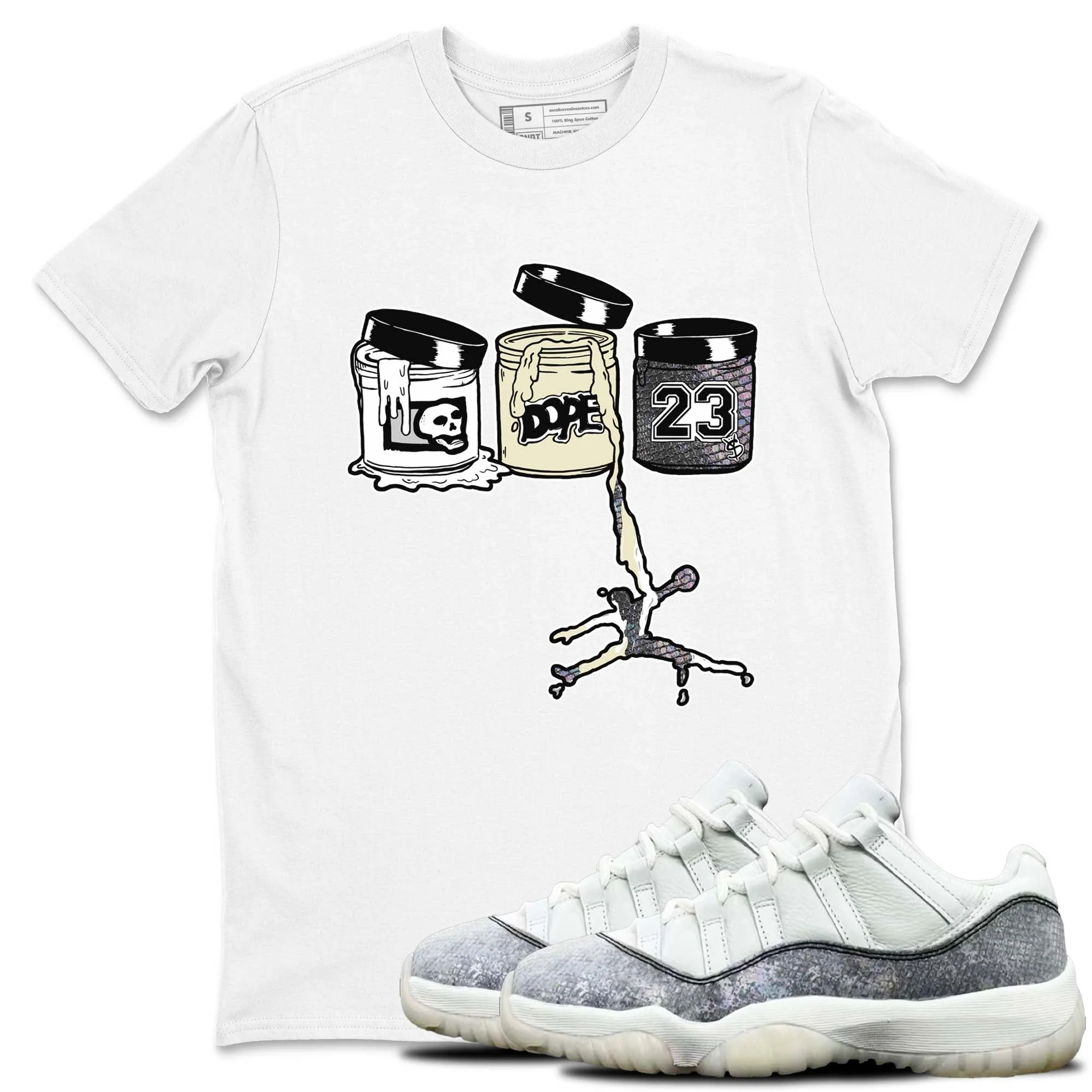Jordan Paint Sneaker Tees - Air Jordan 11 Year Of The Snake