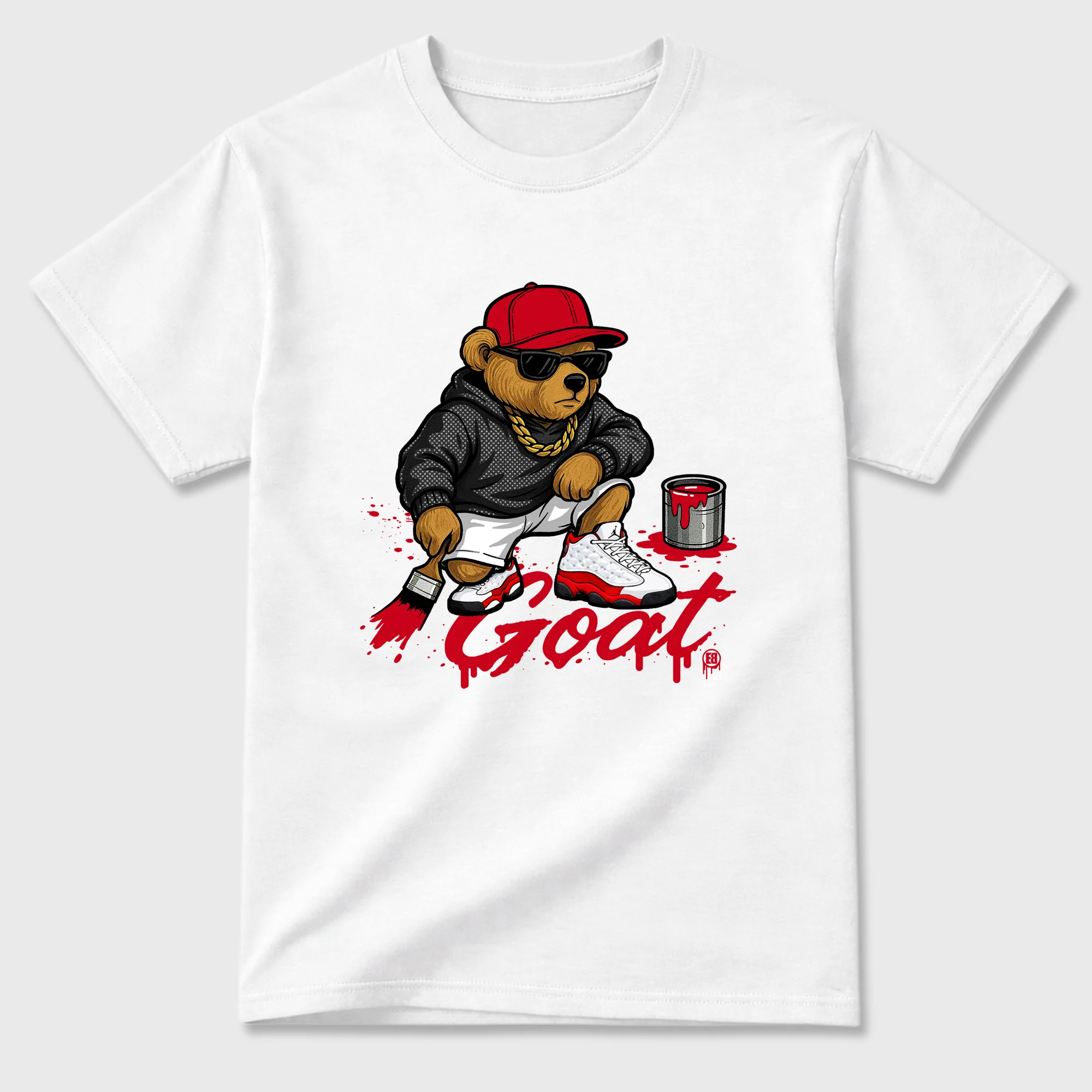 Drip The GOAT Sneaker Tees - Air Jordan 13 University Red