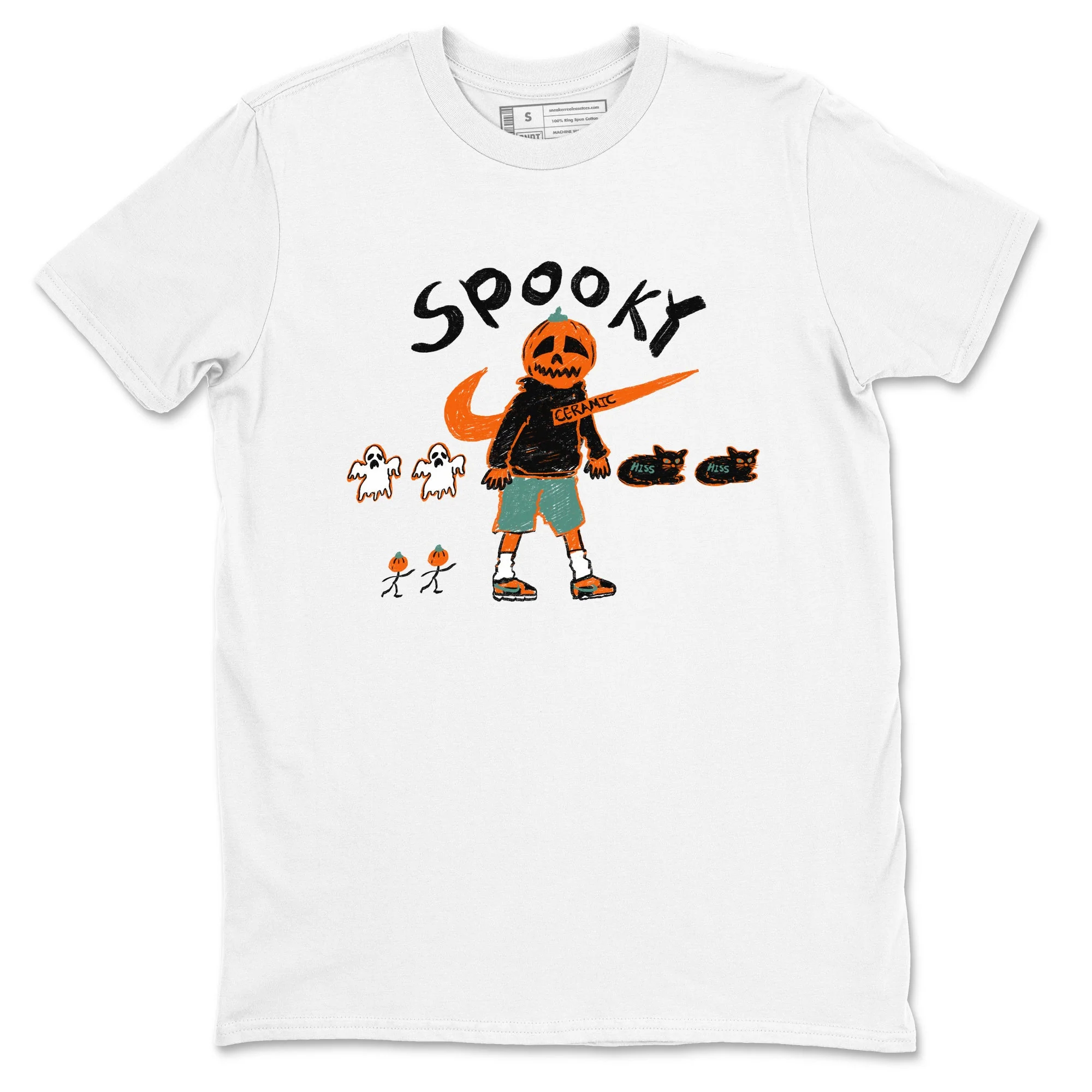 Spooky Pumpkin Sneaker Tees - Dunk Ceramic