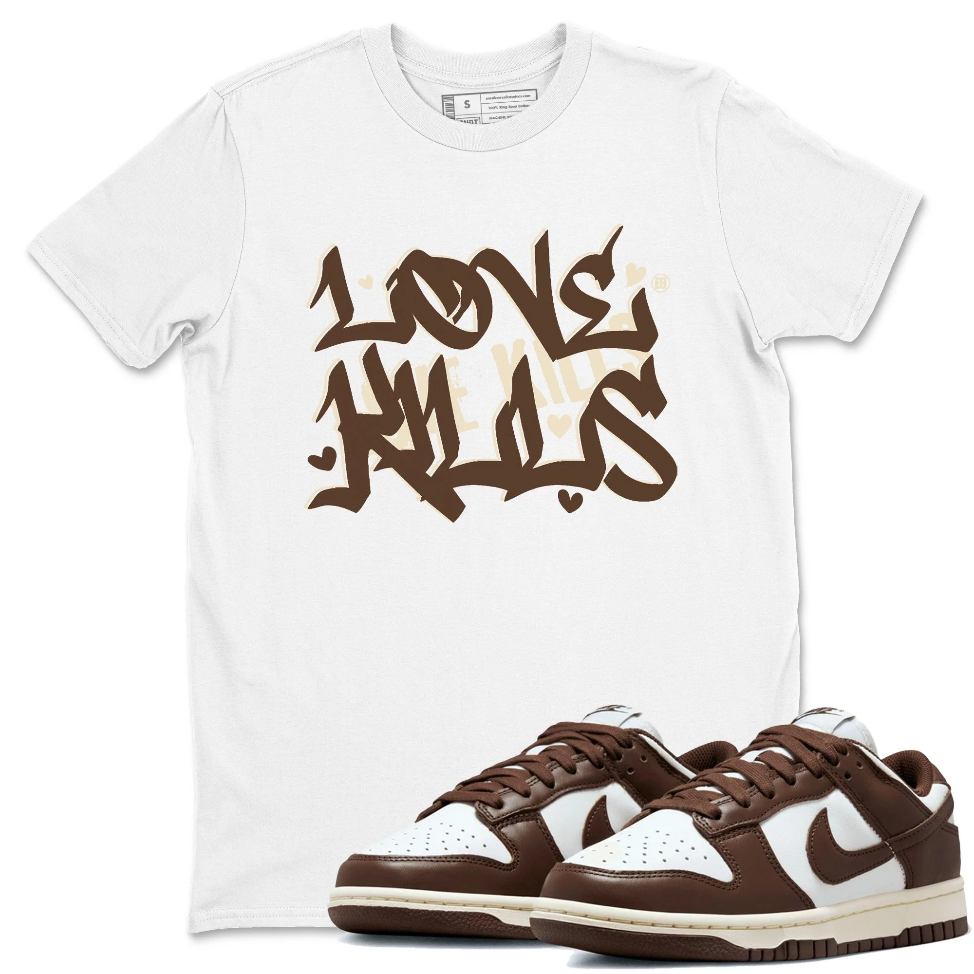 Love Kills Sneaker Tee - Dunk Cacao Wow