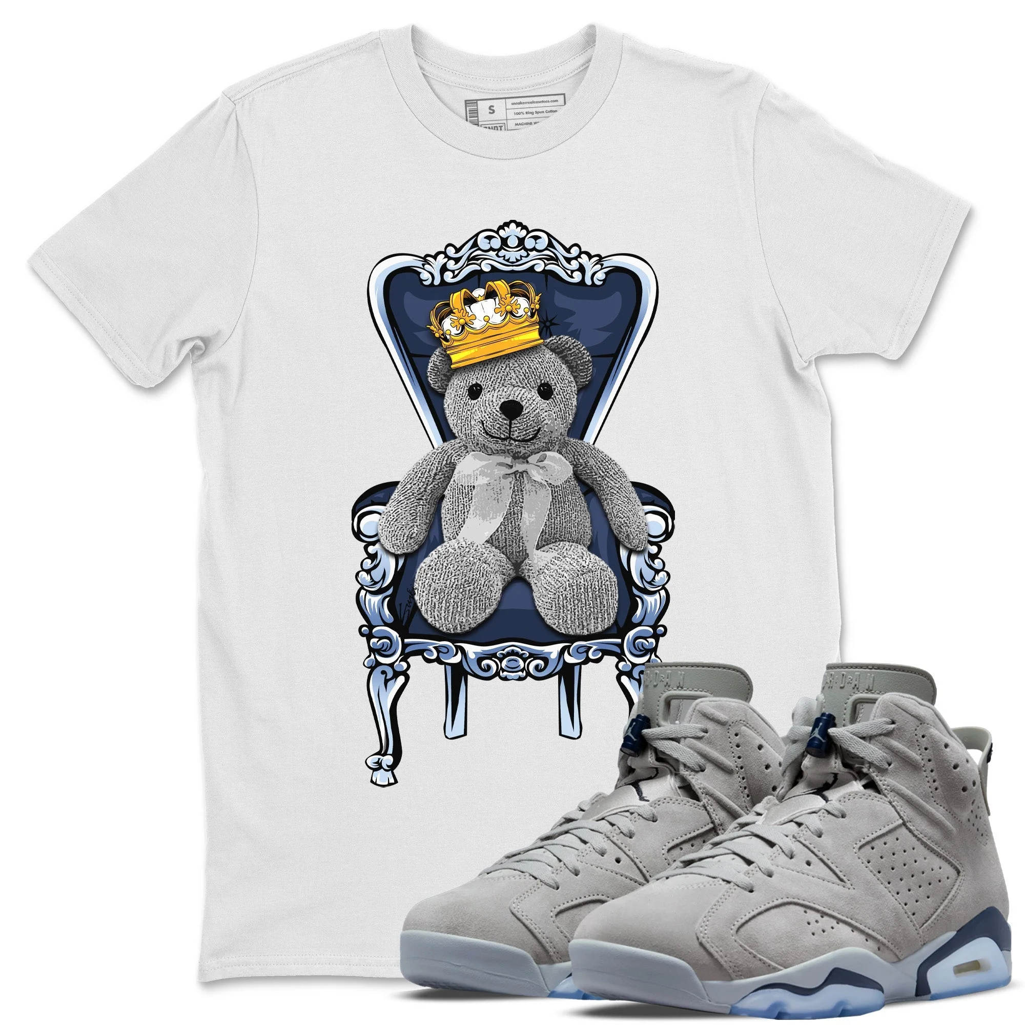 Royal Bear Unisex Tops - Air Jordan 6 Georgetown