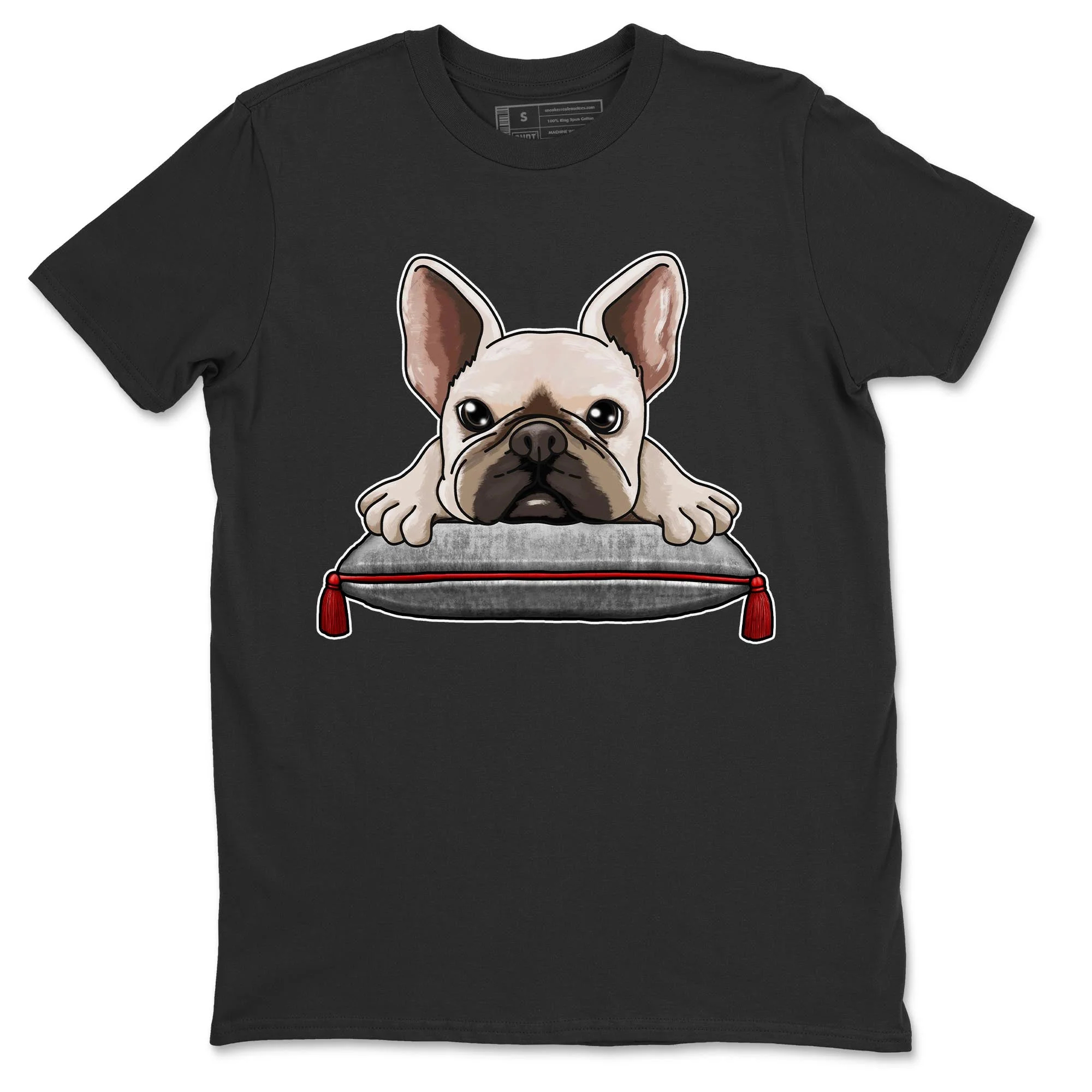 French Bulldog Unisex Tops - Air Jordan 13 Wolf Grey