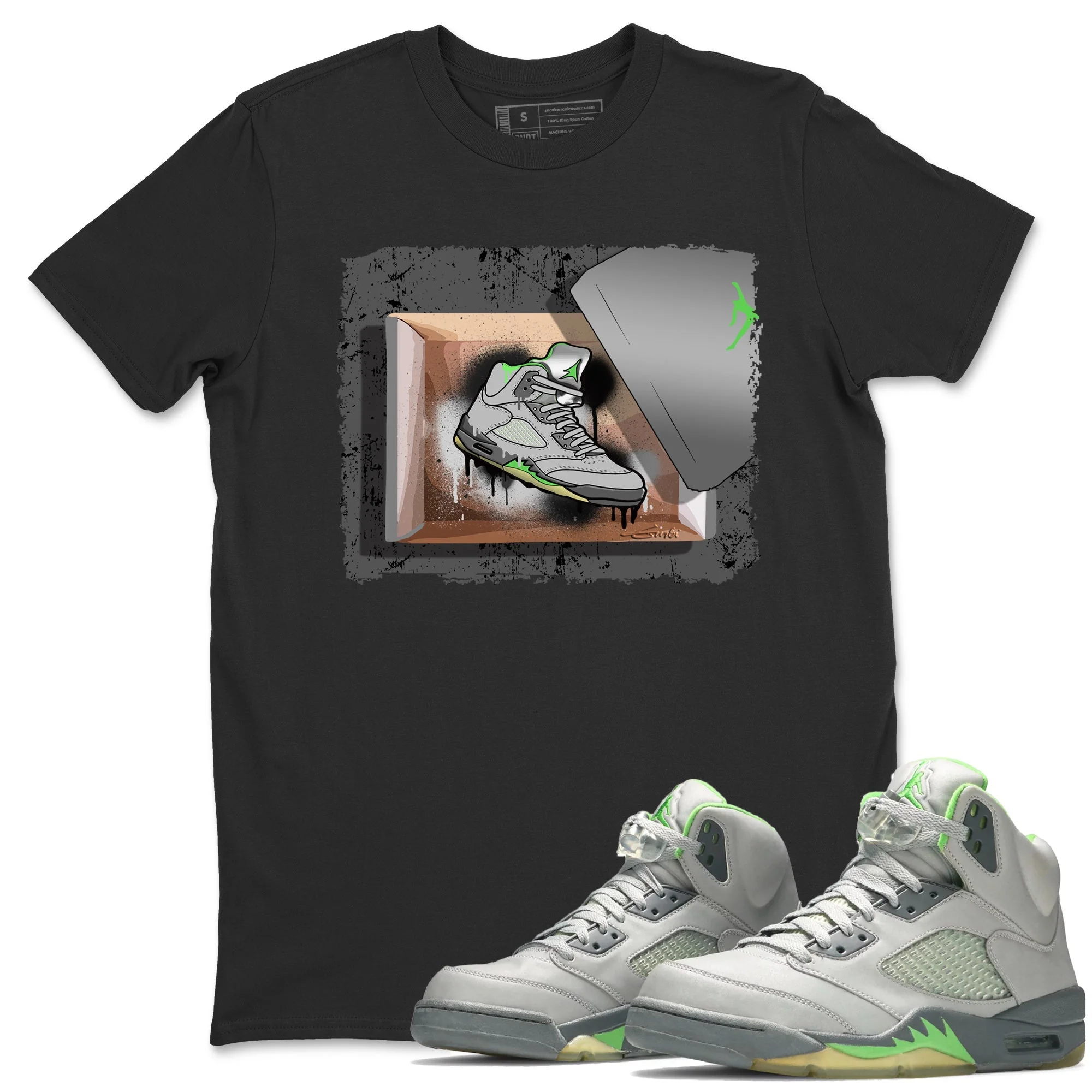 New Kicks Unisex Tops - Air Jordan 5 Green Bean