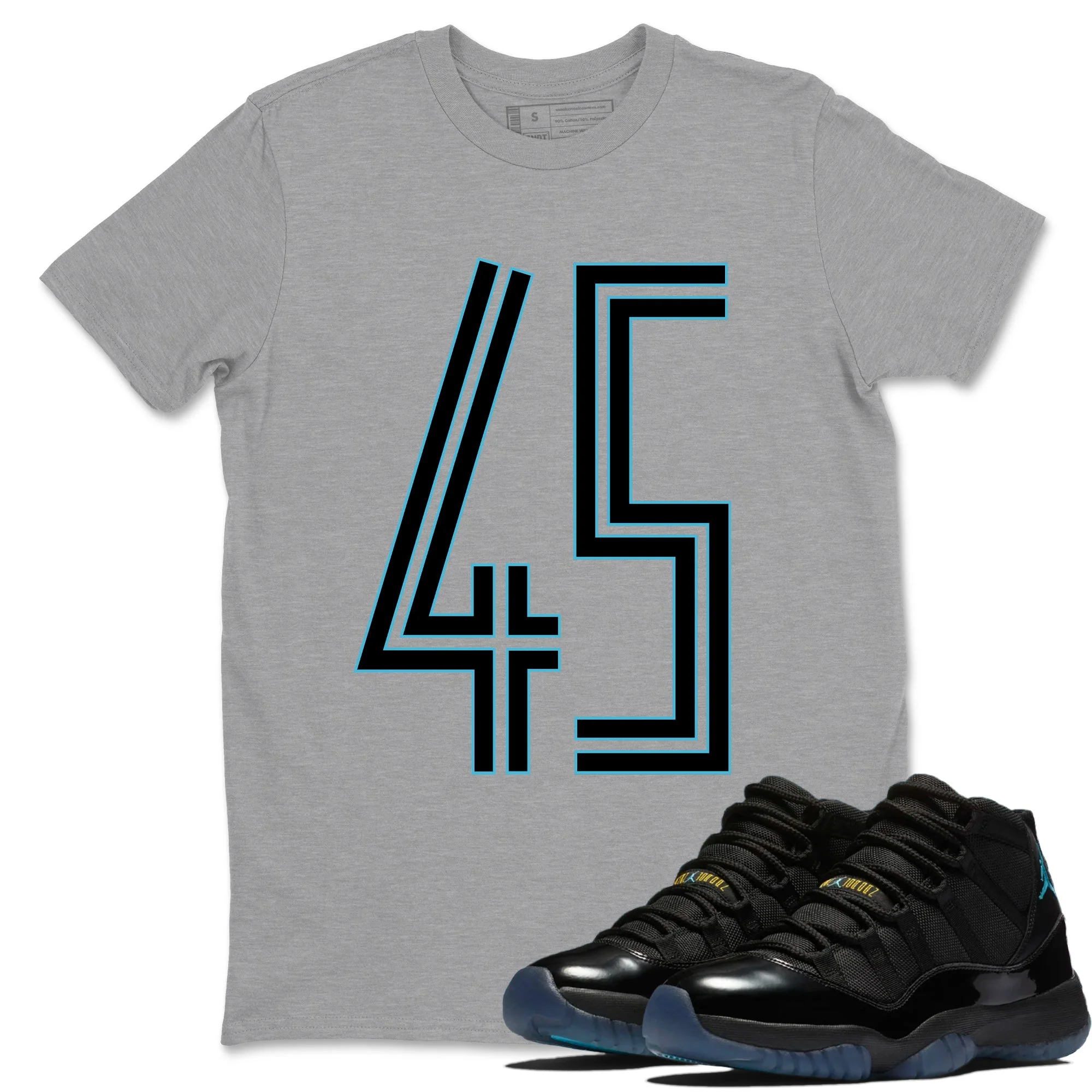 Number 45 Sneaker Tees - Air Jordan 11 Gamma