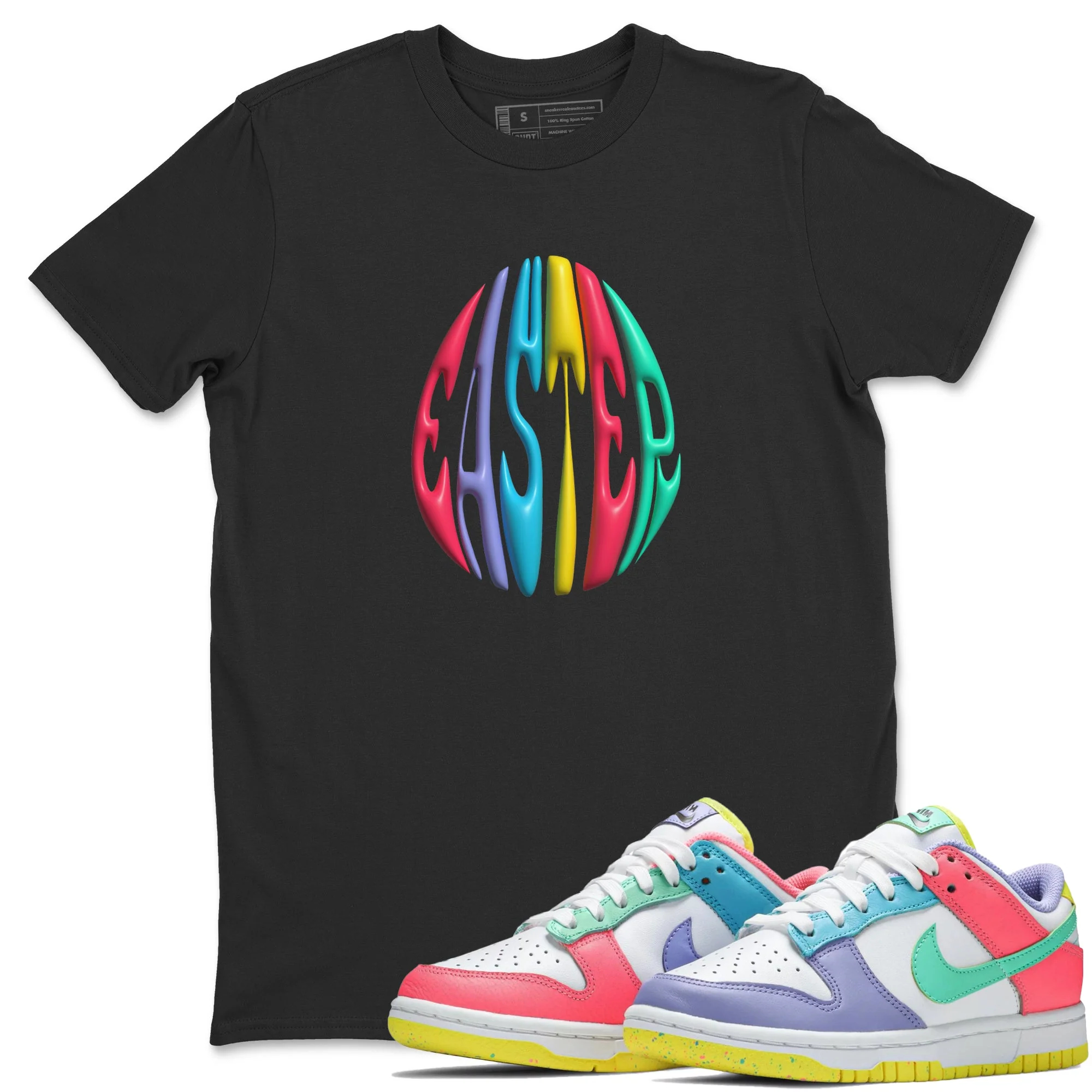 3D Easter Typo Unisex Tops - Dunk Easter Candy