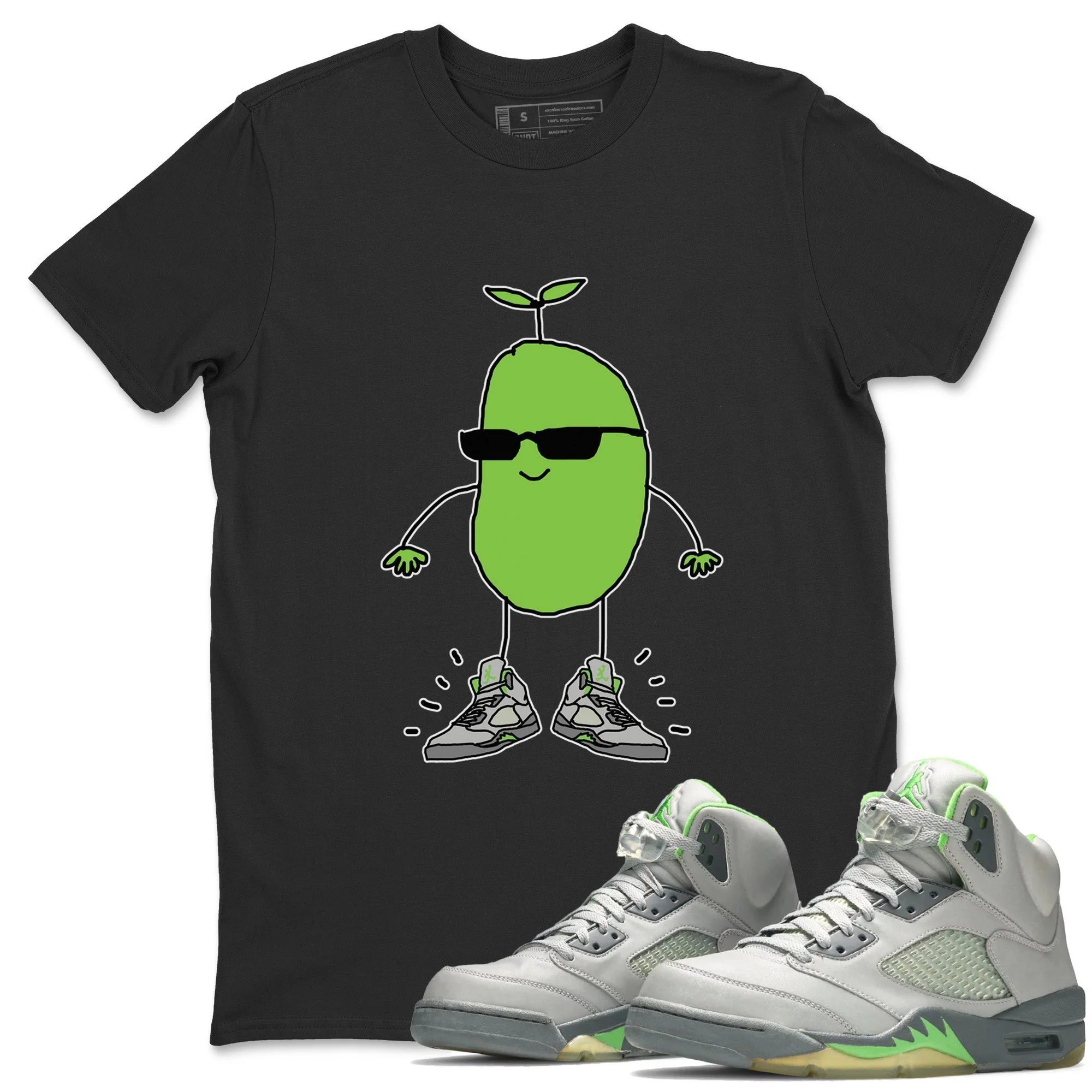 Cool Beans Unisex Tops - Air Jordan 5 Green Bean