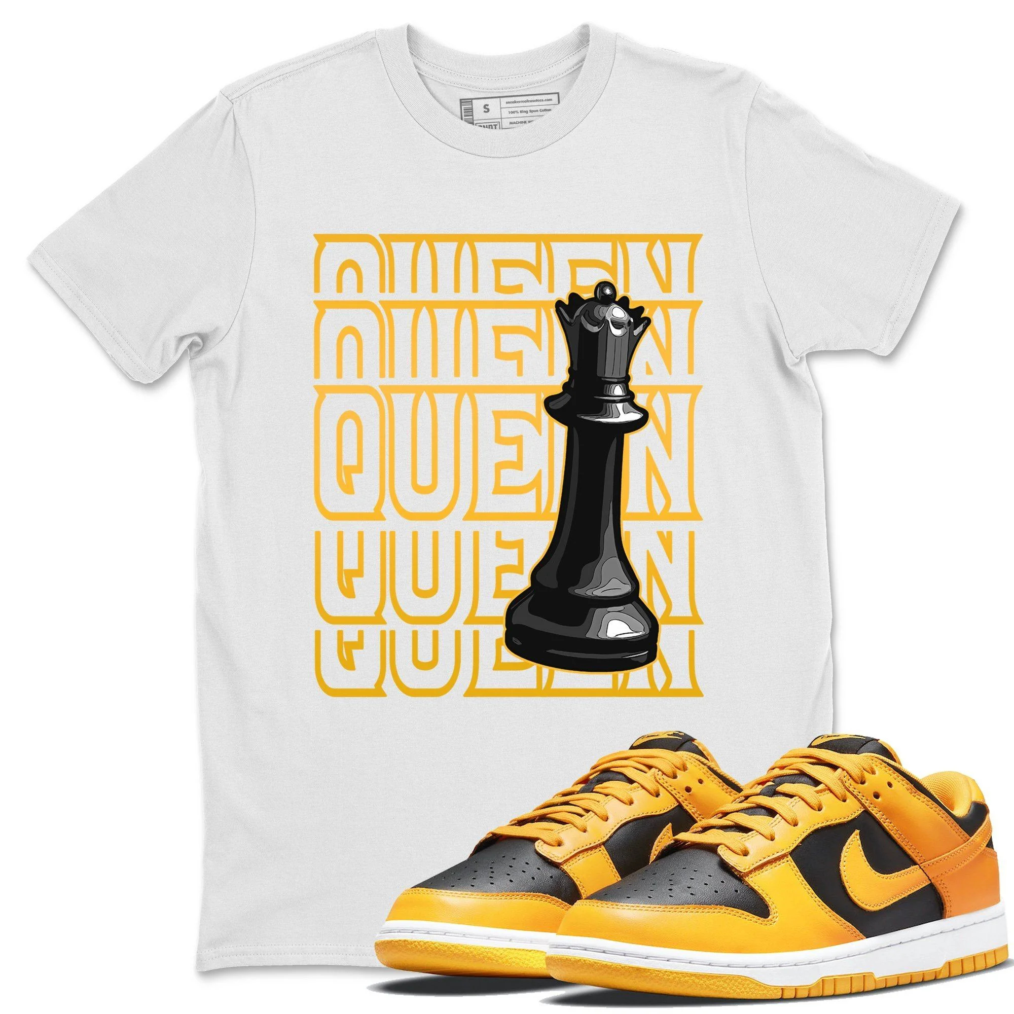 Queen Unisex Tops - Dunk Championship Goldenrod