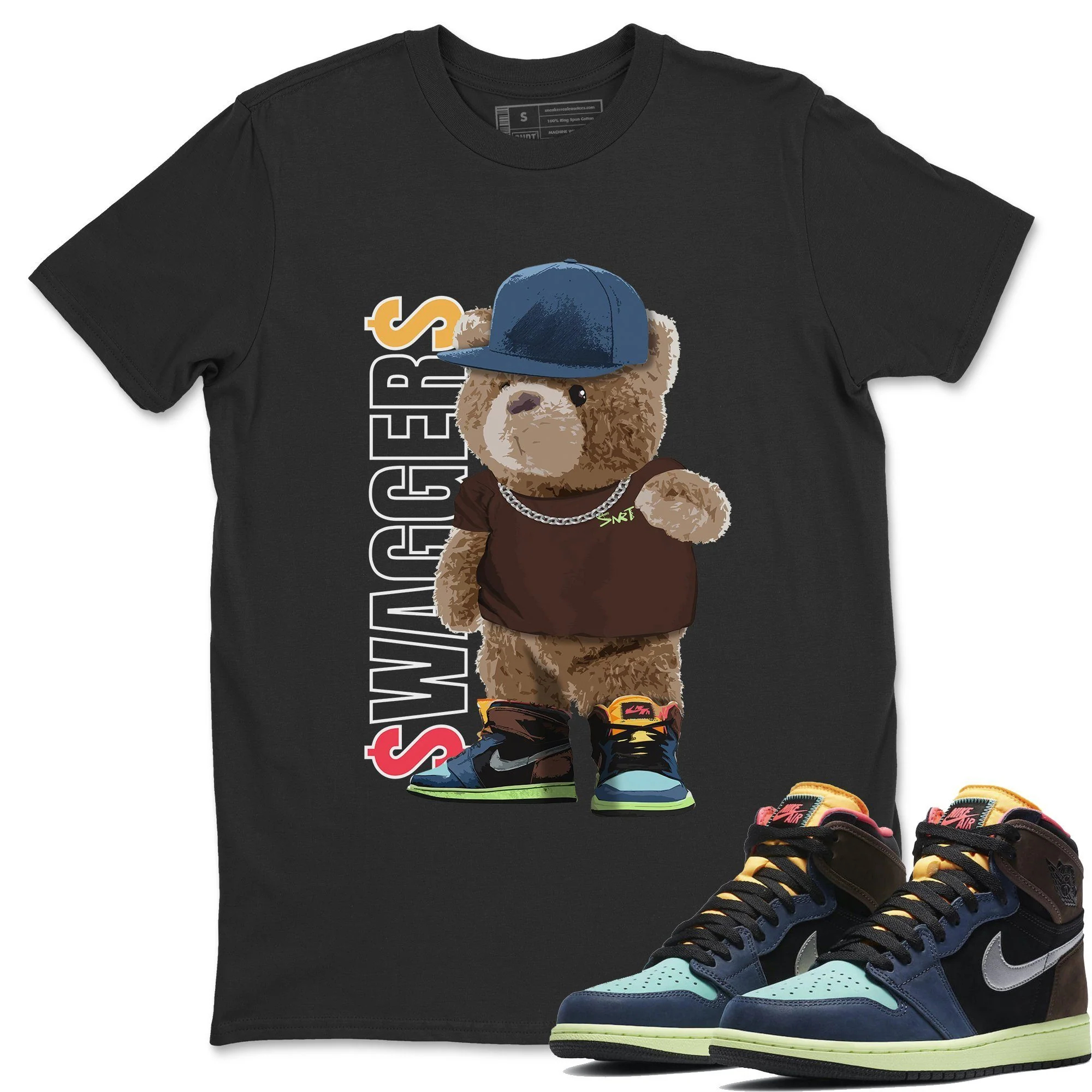 Bear Swaggers Unisex Tops - Air Jordan 1 Bio Hack