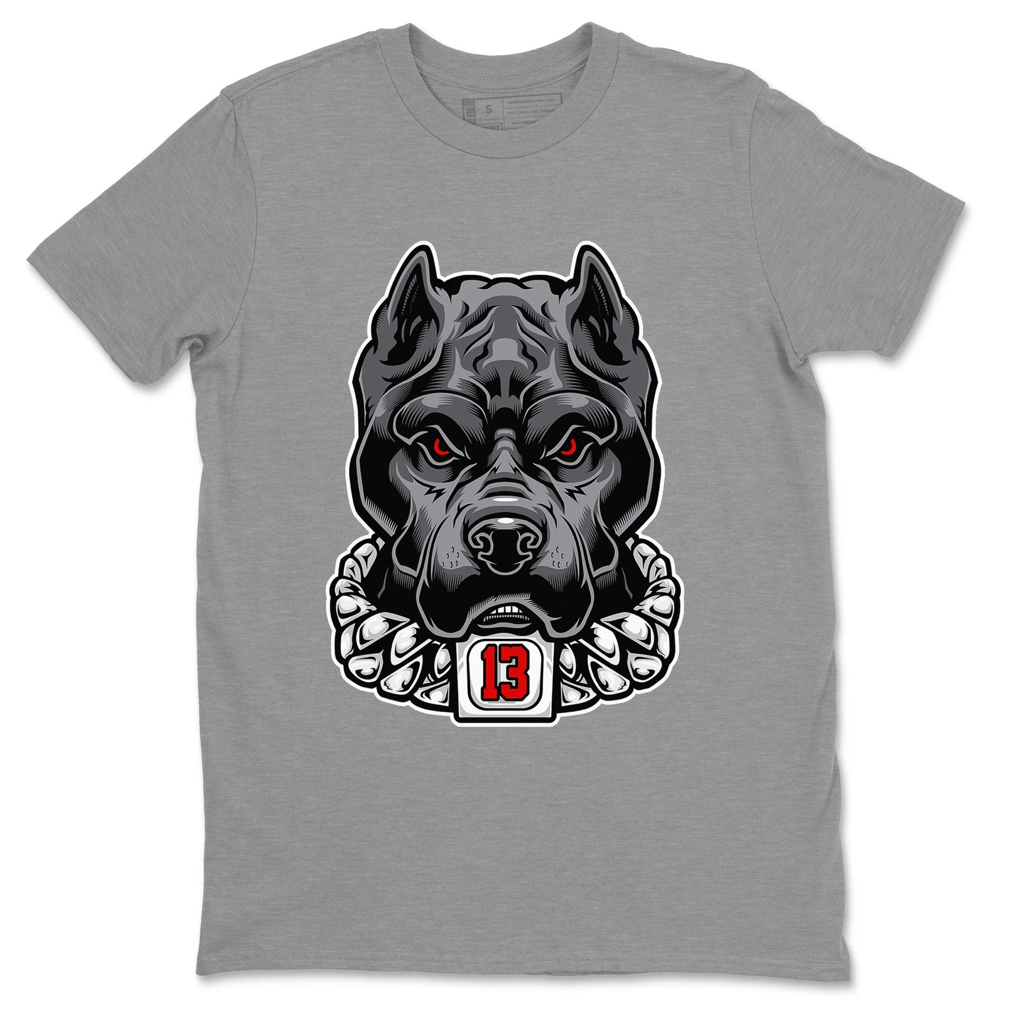 Pitbull Unisex Tops - Air Jordan 13 Black Flint