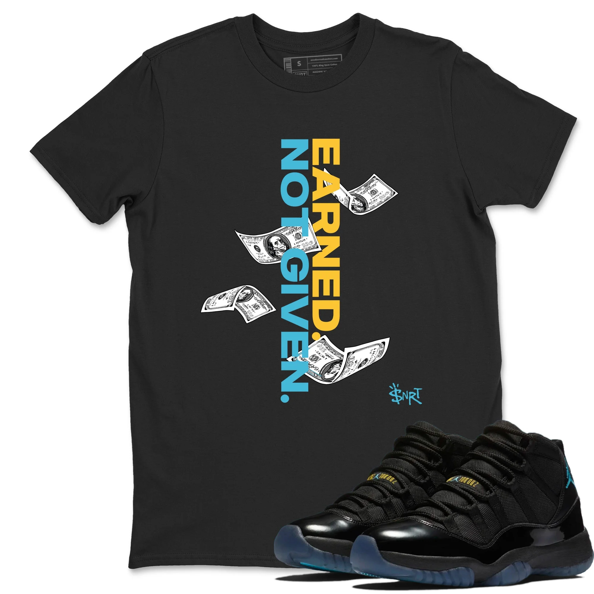 Earned Not Given Sneaker Tees - Air Jordan 11 Gamma