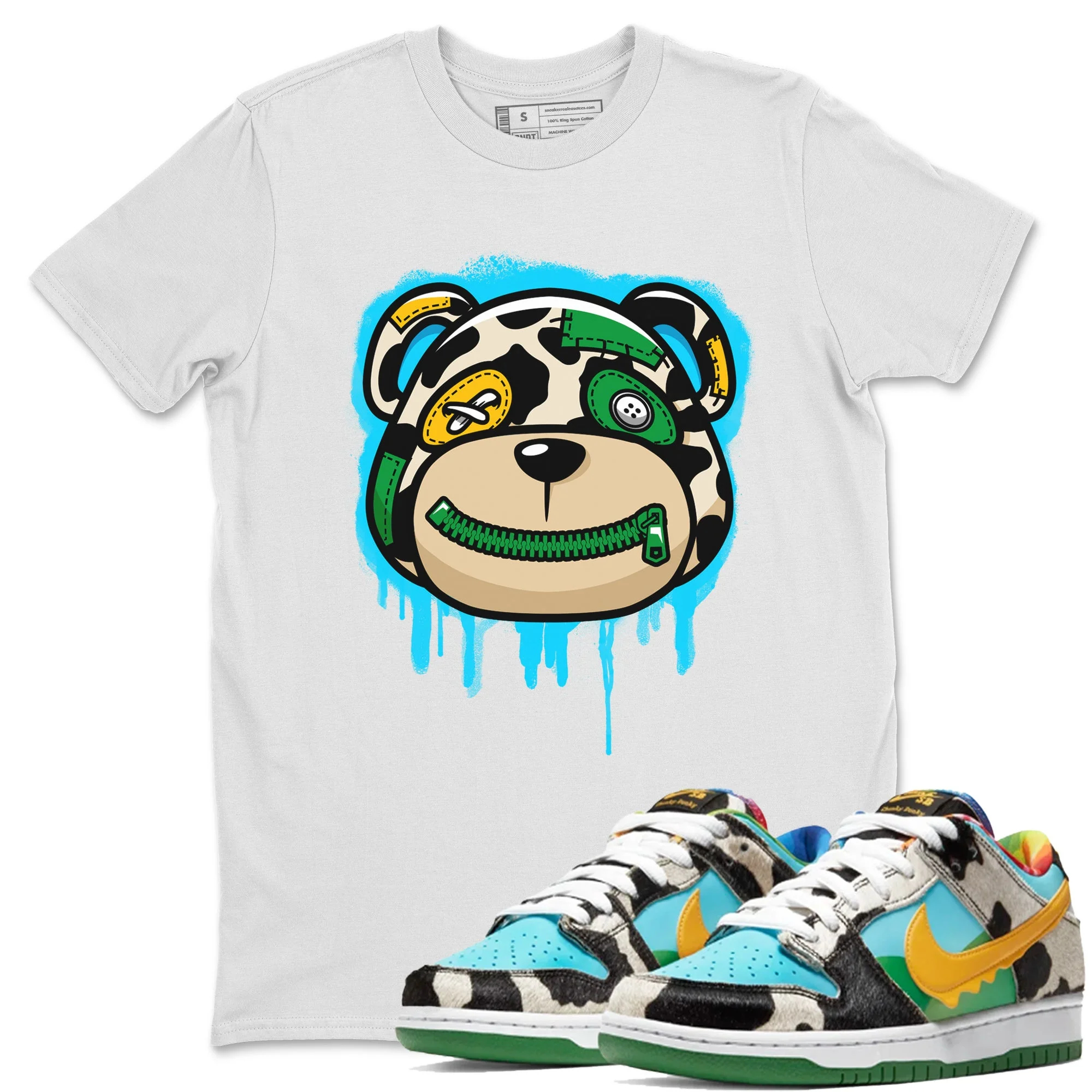 Bear Face Unisex Tops - Dunk Chunky Dunky