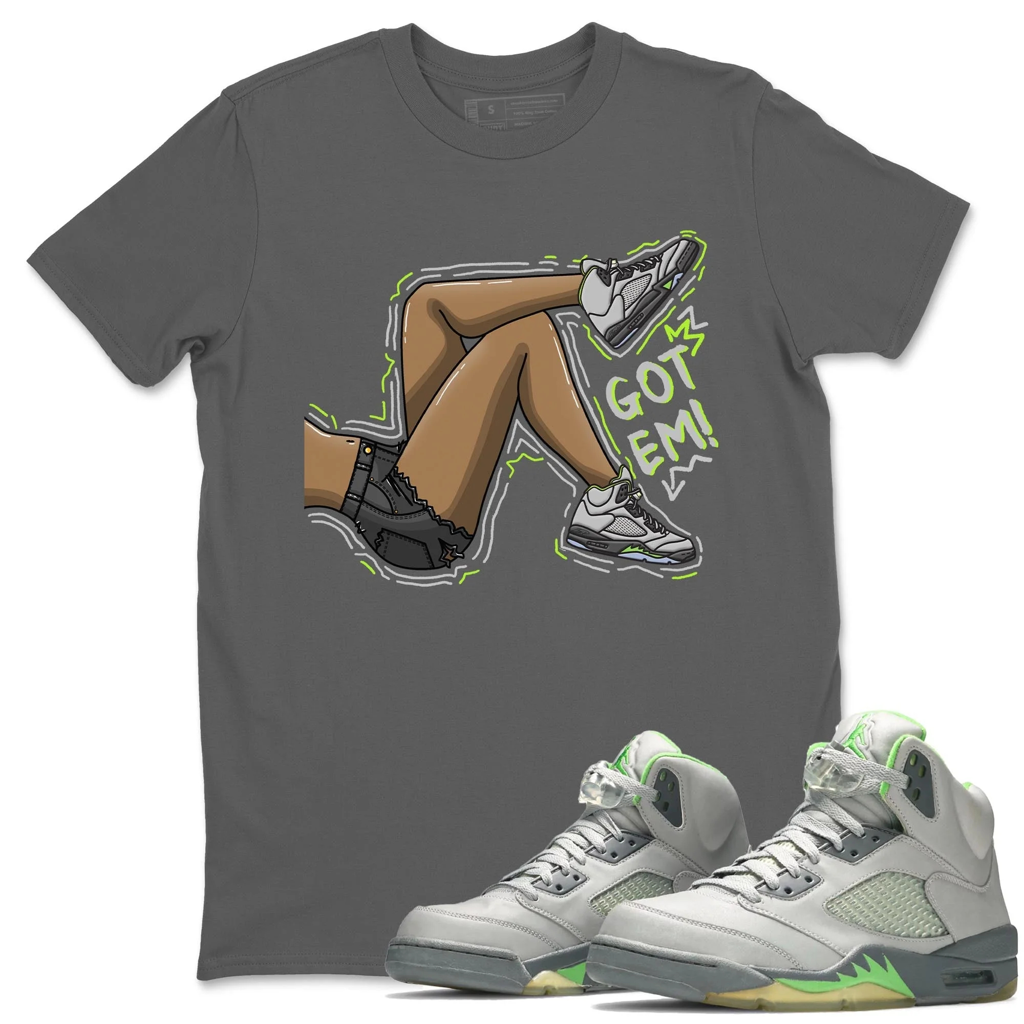 Got Em Legs Unisex Tops - Air Jordan 5 Green Bean