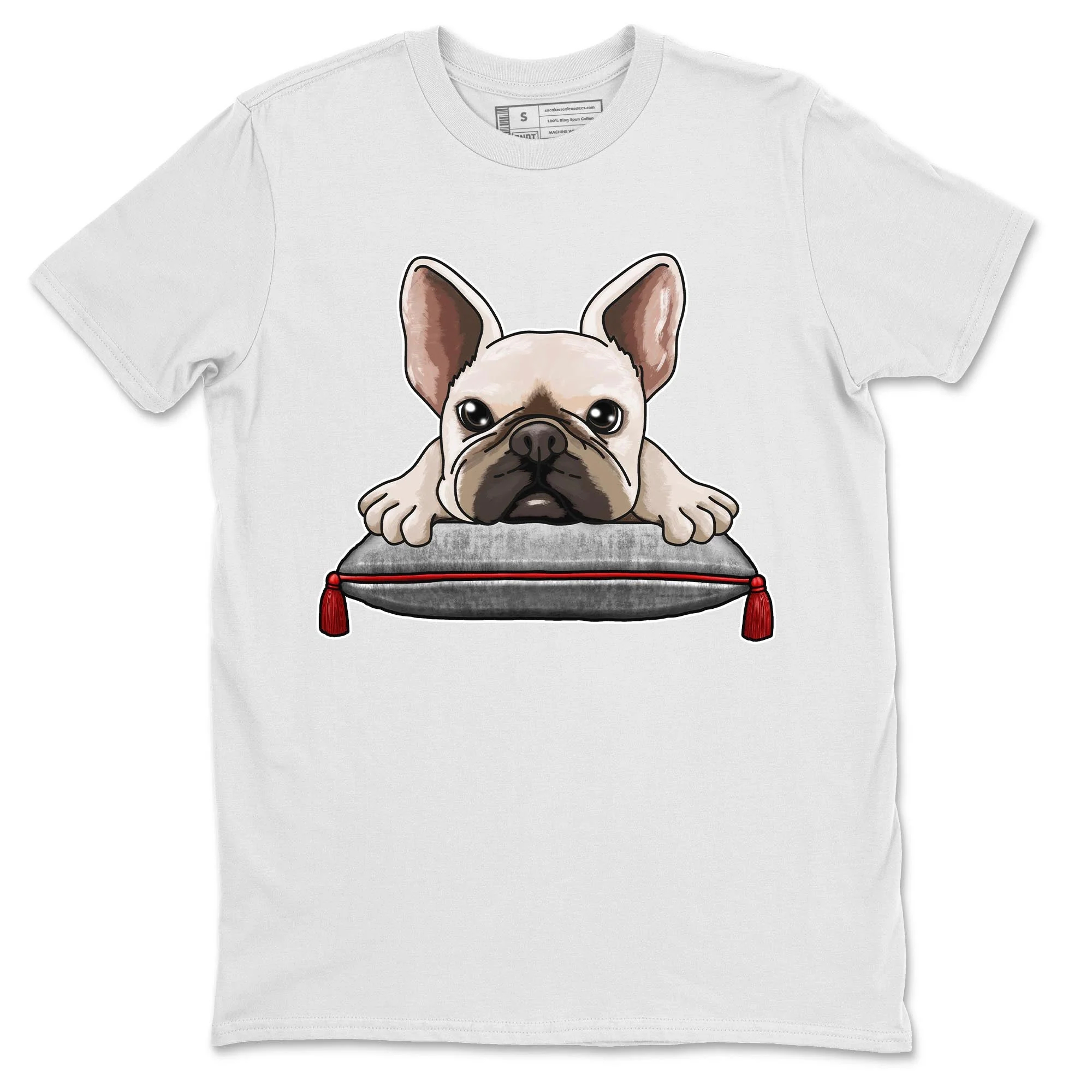 French Bulldog Unisex Tops - Air Jordan 13 Wolf Grey