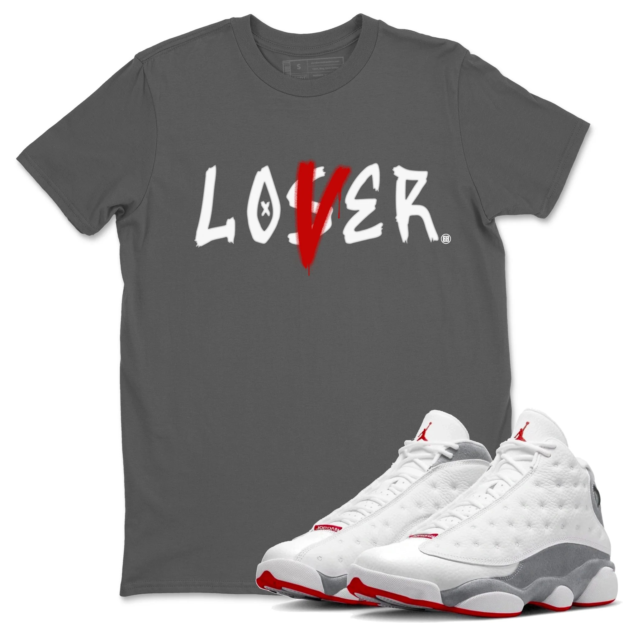 Loser Lover Unisex Tops - Air Jordan 13 Wolf Grey