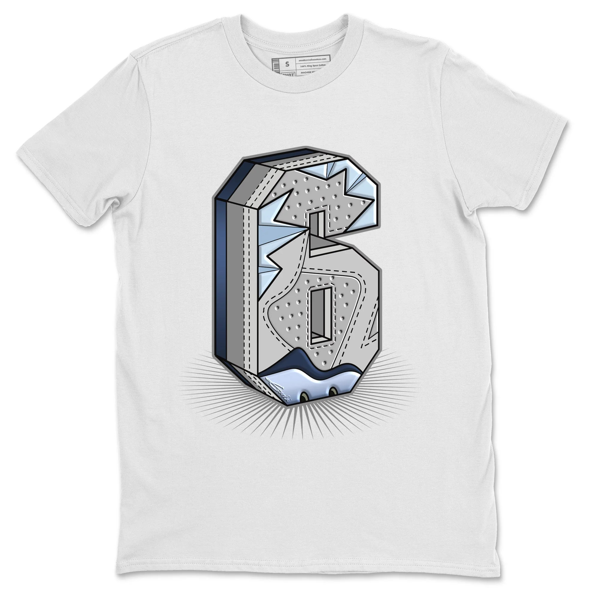 Six Statue Unisex Tops - Air Jordan 6 Georgetown