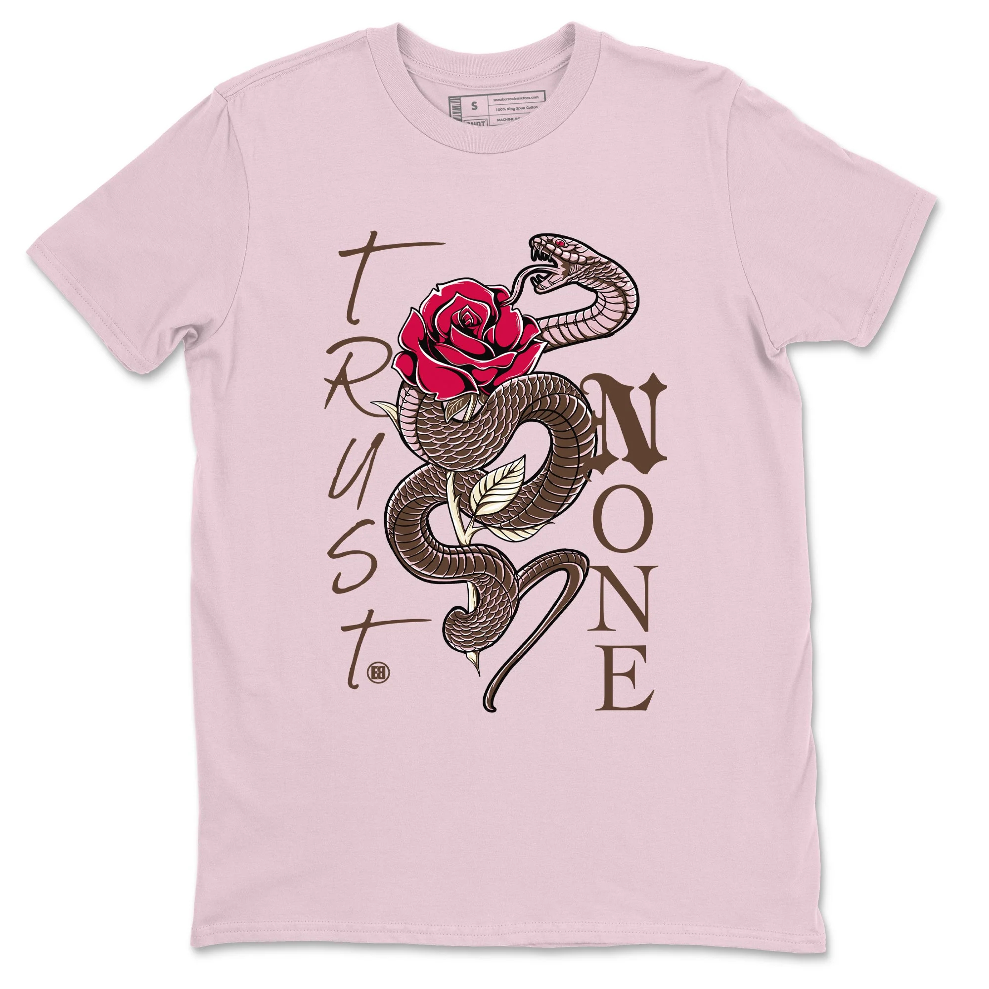 Trust None Sneaker Tees - Dunk Cacao Wow And Pink Foam