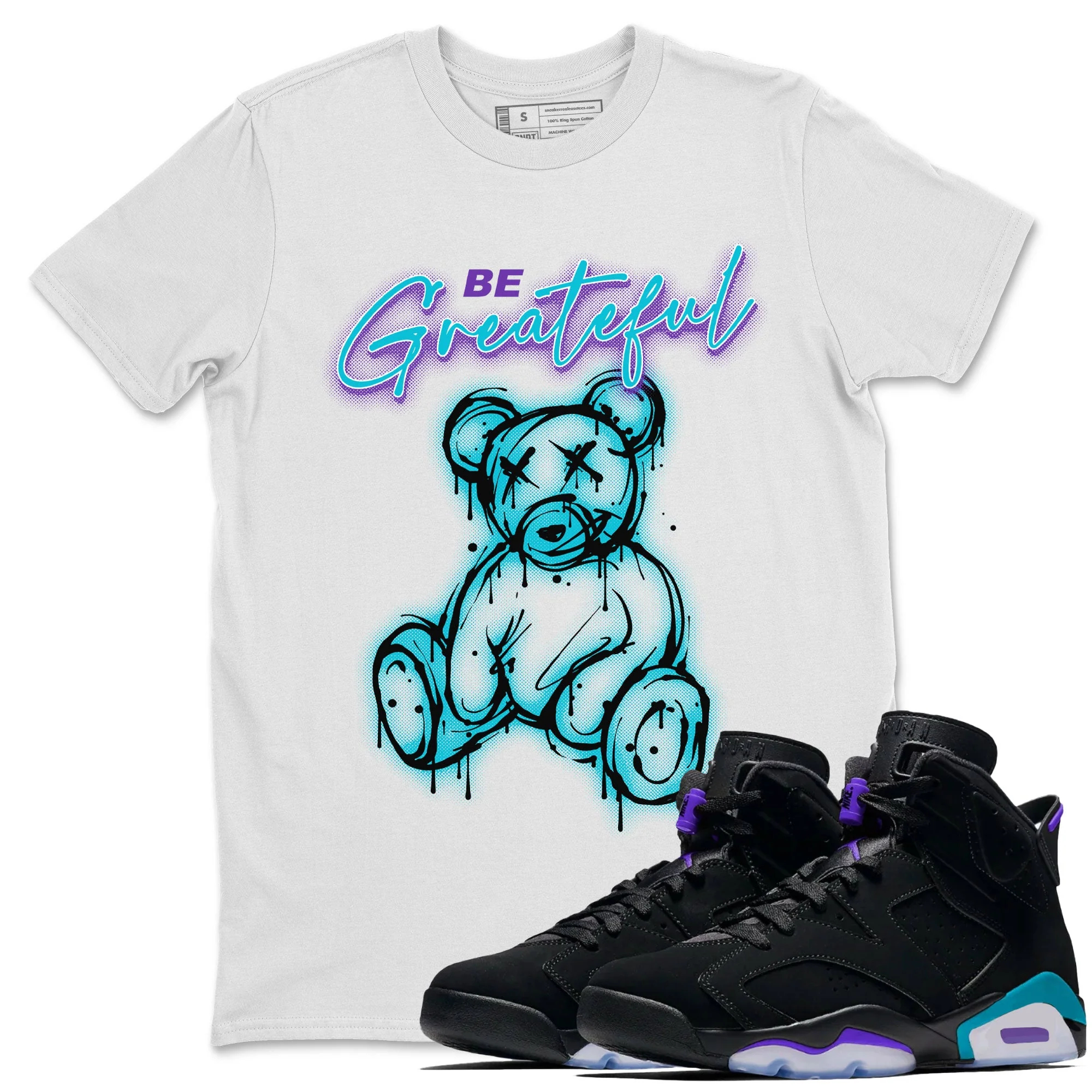 Be Grateful Unisex Tops - Air Jordan 6 Aqua