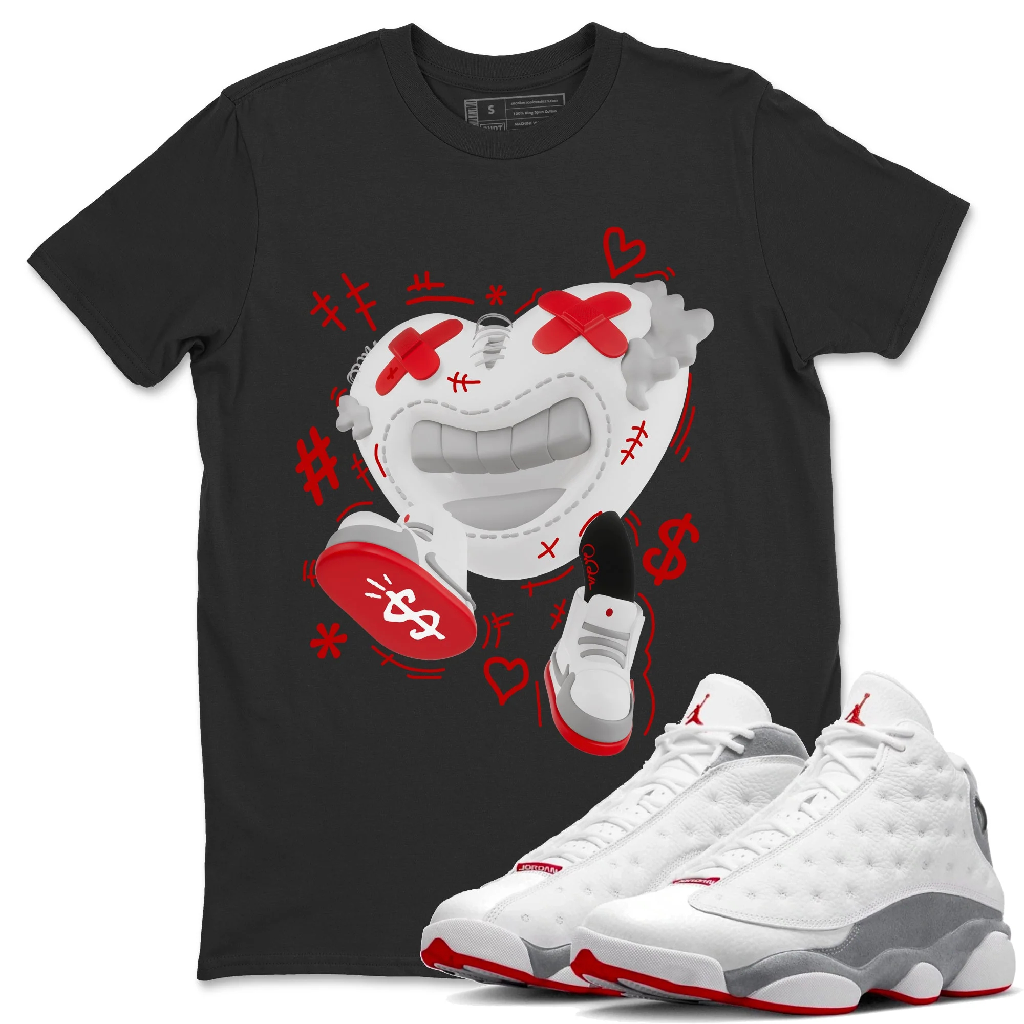 Walk In Love Sneaker Tee - Air Jordan 13 Wolf Grey