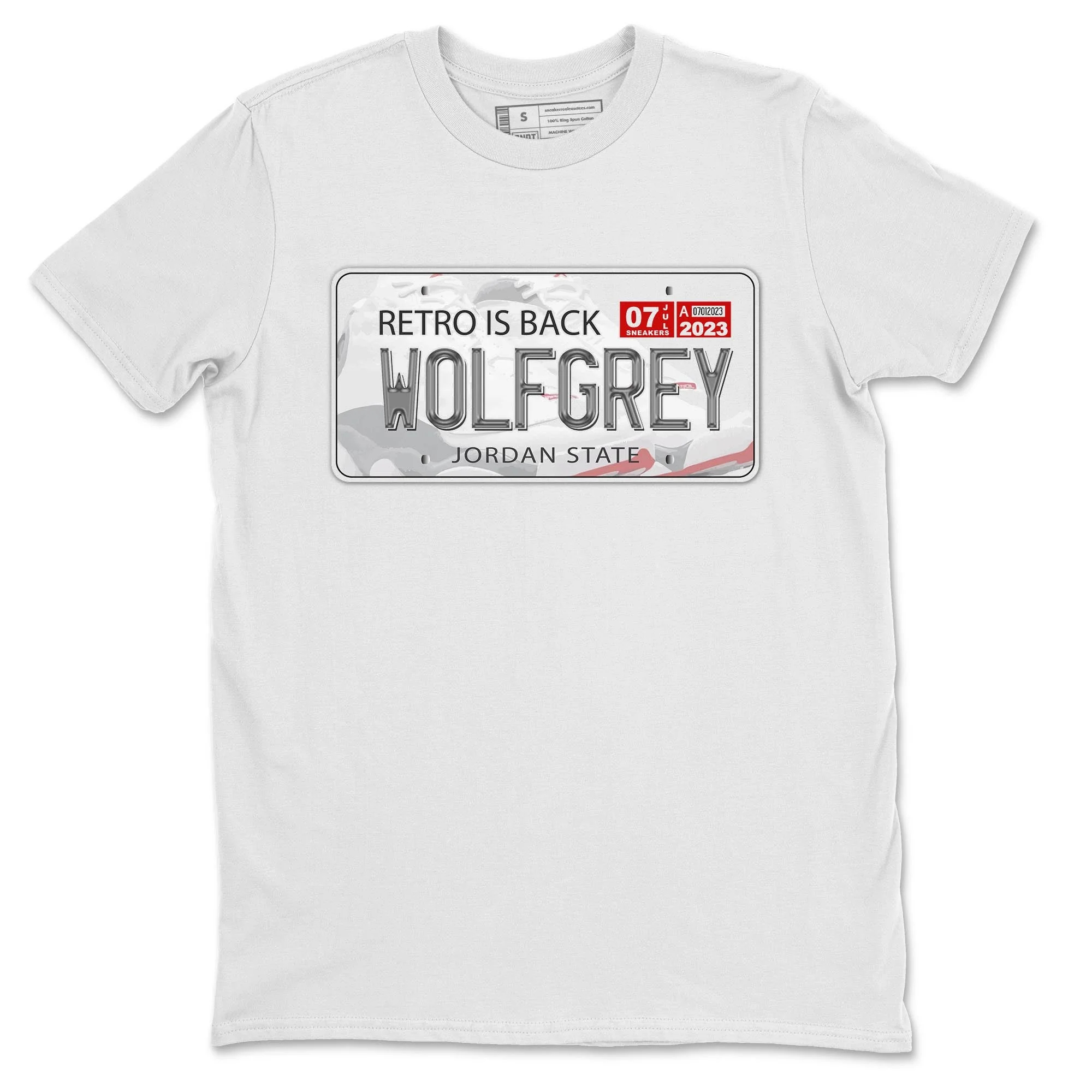 Jordan Plate Unisex Tops - Air Jordan 13 Wolf Grey