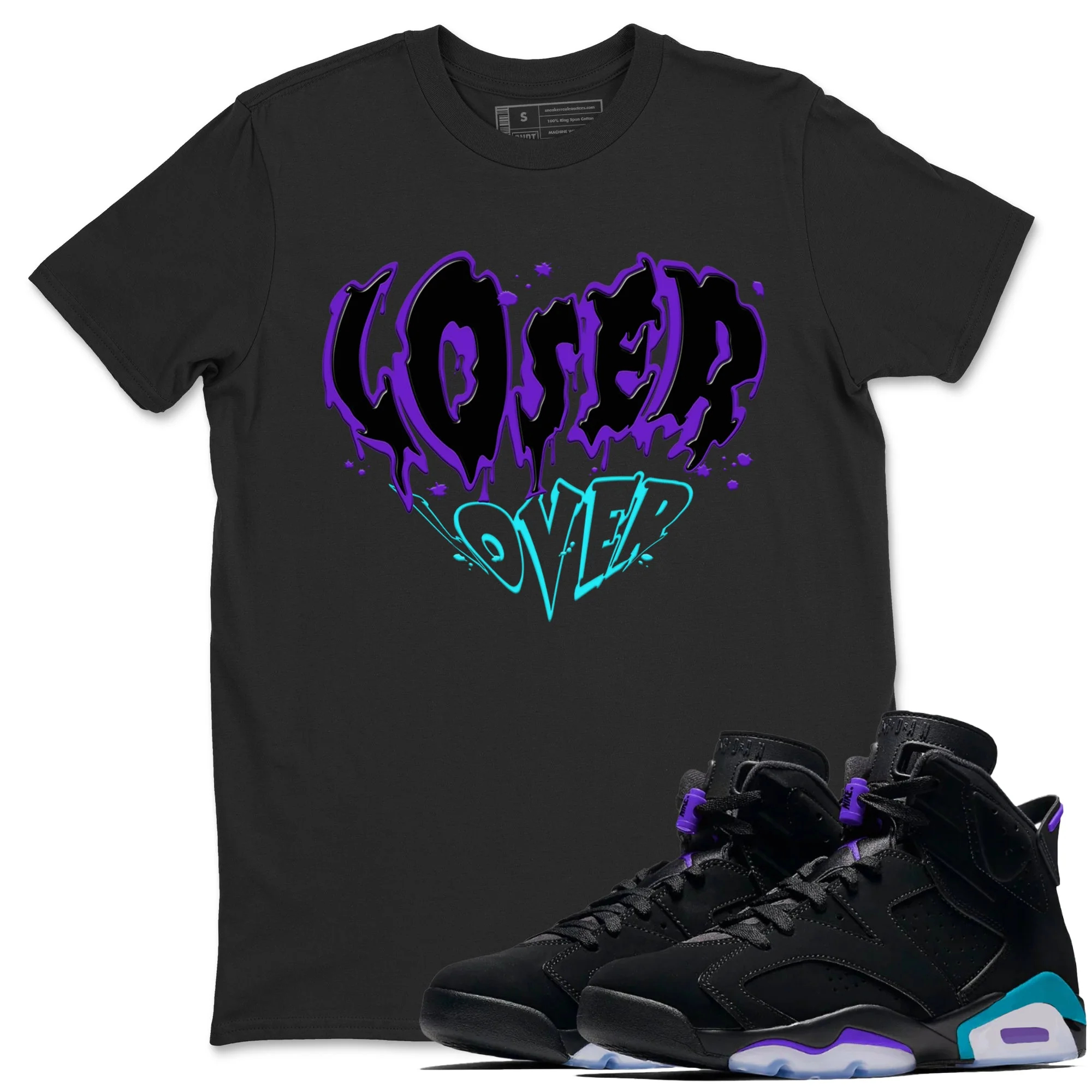 Melting Loser Lover Sneaker Tee - Air Jordan 6 Aqua