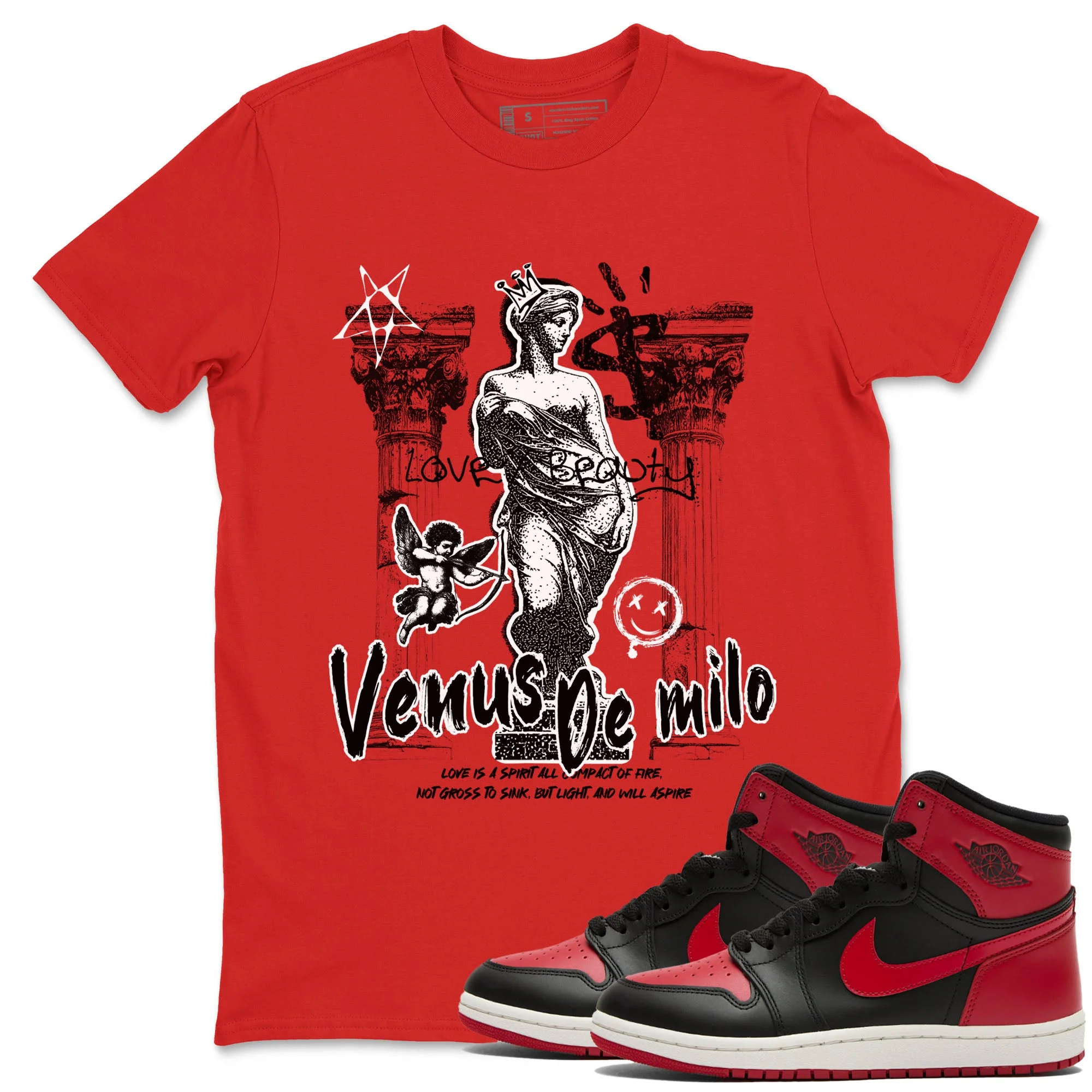 Venus De Milo Sneaker Tees - Air Jordan 1 '85 Bred