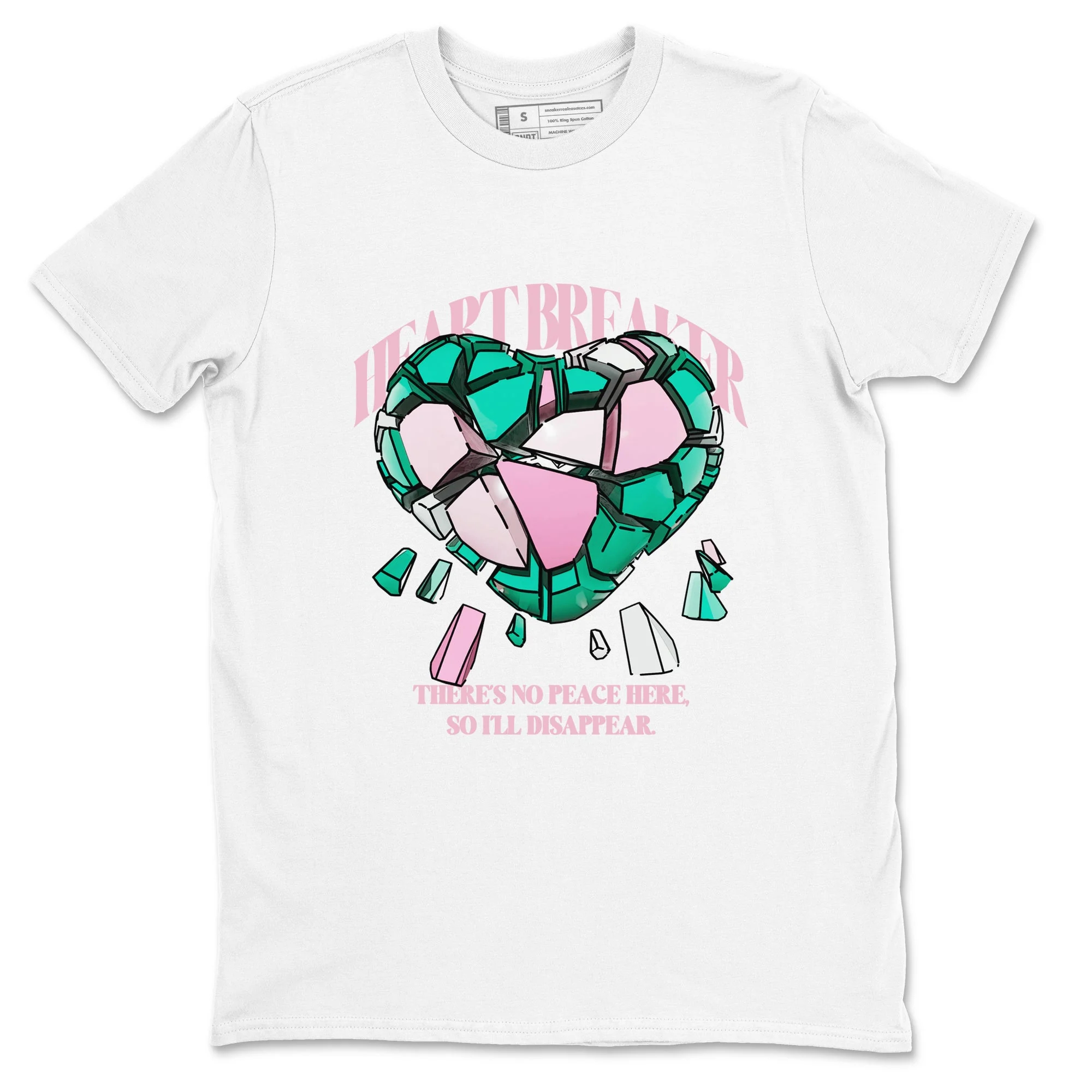 Heart Breaker Sneaker Tees - Dunk Medium Soft Pink Malachite