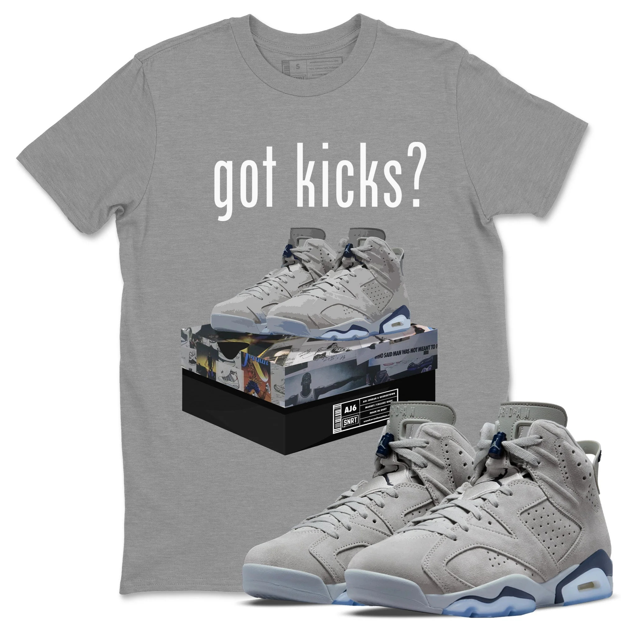 Got Kicks Unisex Tops - Air Jordan 6 Georgetown