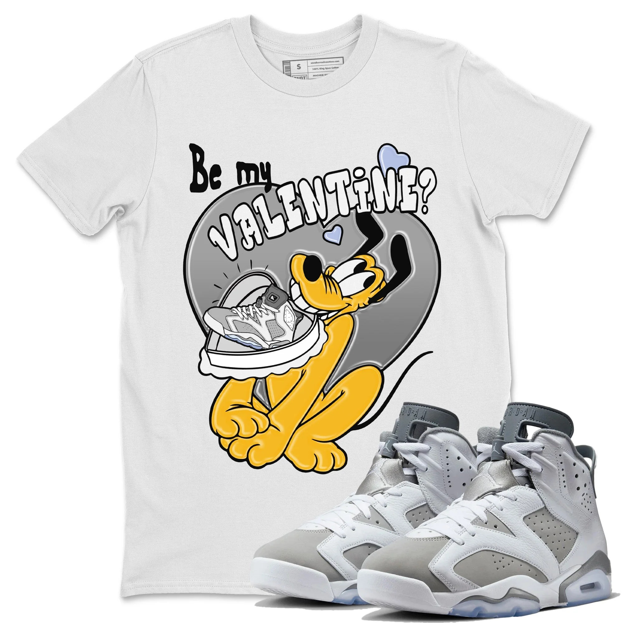 Be My Valentine Unisex Tops - Air Jordan 6 Cool Grey