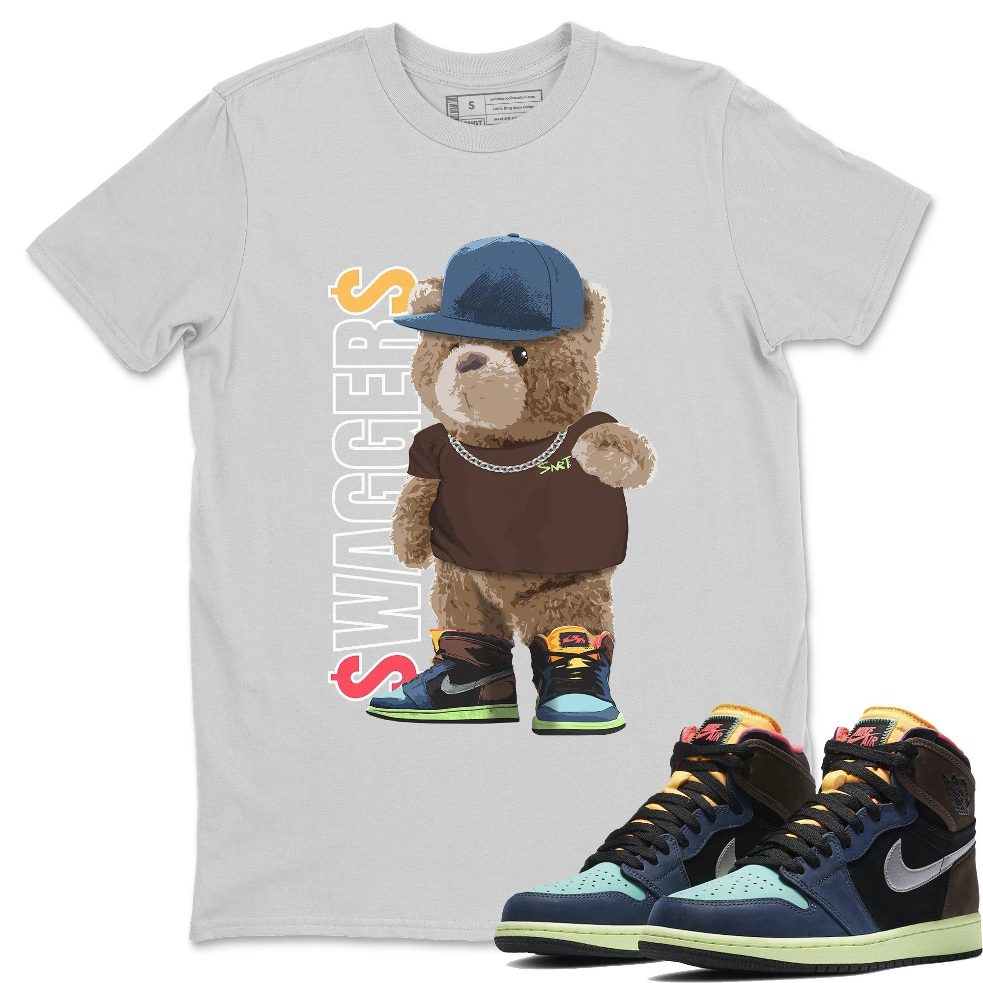 Bear Swaggers Unisex Tops - Air Jordan 1 Bio Hack