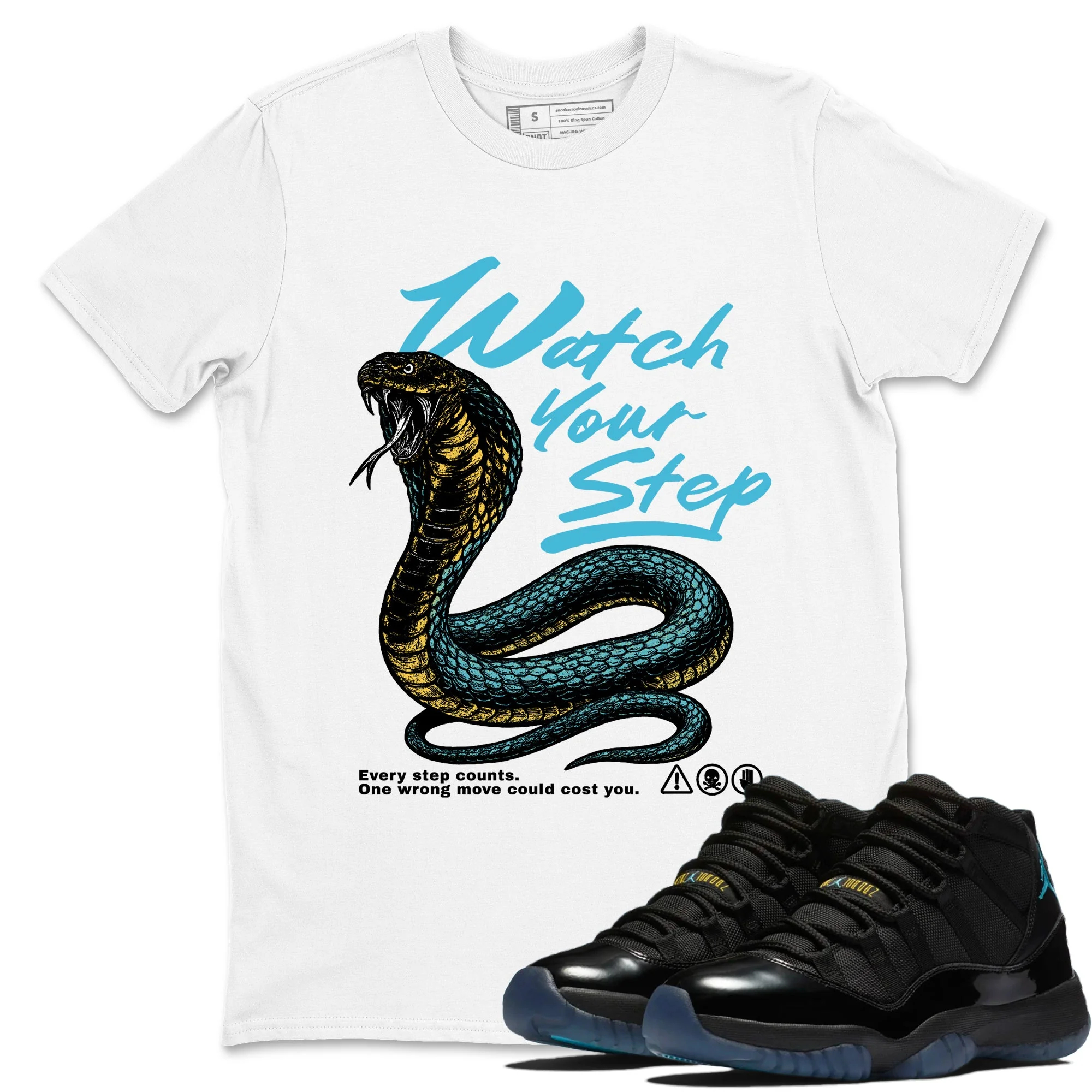 Watch Your Step Sneaker Tees - Air Jordan 11 Gamma