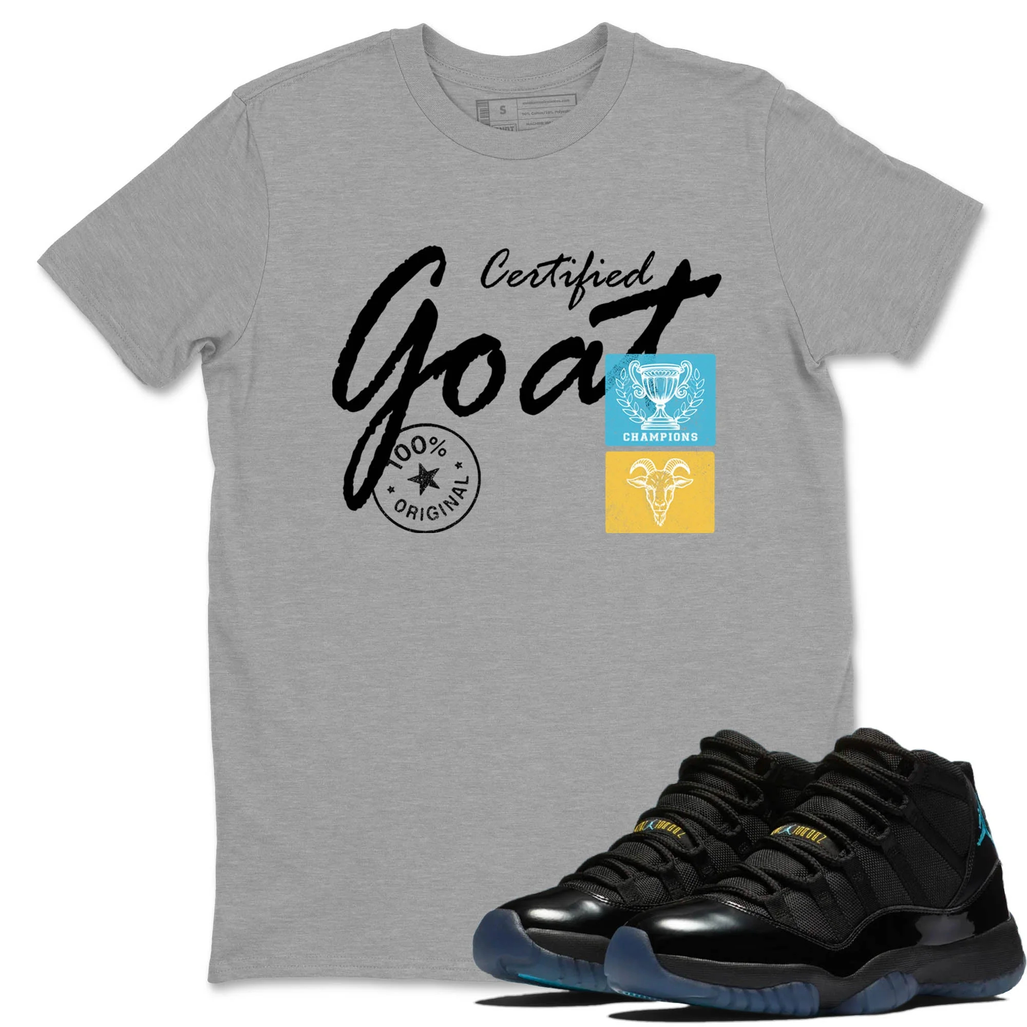 Certified Goat Sneaker Tees - Air Jordan 11 Gamma