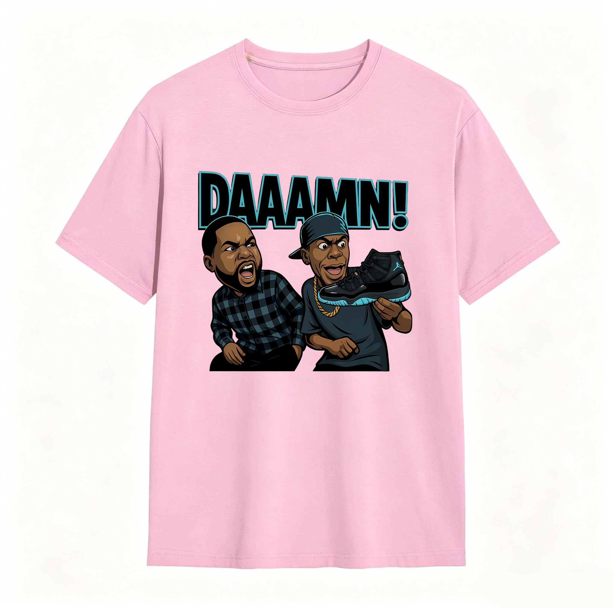 DAAAMN! Shirt To Match Jordan 11 Gamma, Jordan 11 Gamma Sneaker Mactching Shirt, Jordan Match Tee, AJ 11 Gamma Sneaker Match Shirt