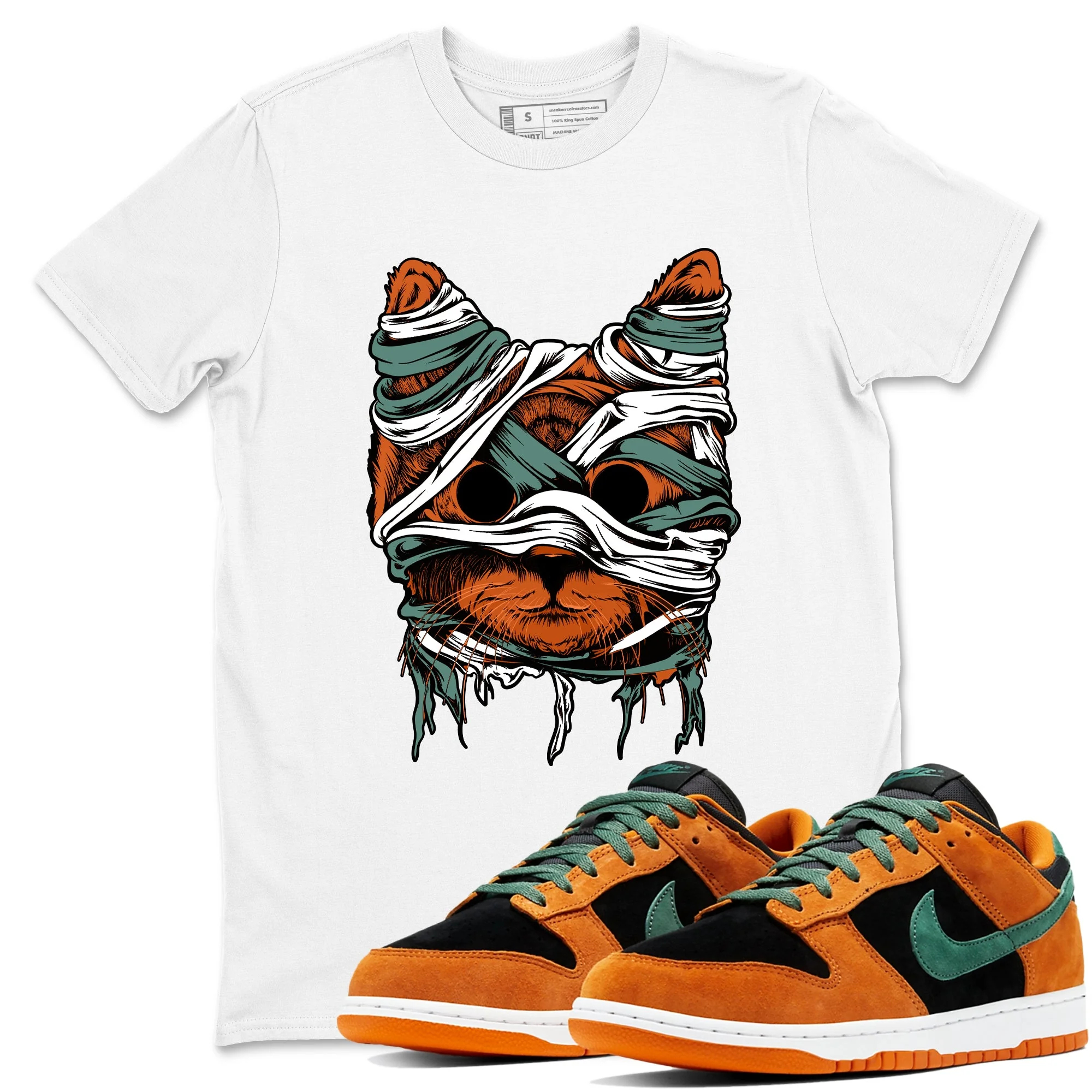 Cat Mummy Sneaker Tees - Dunk Ceramic