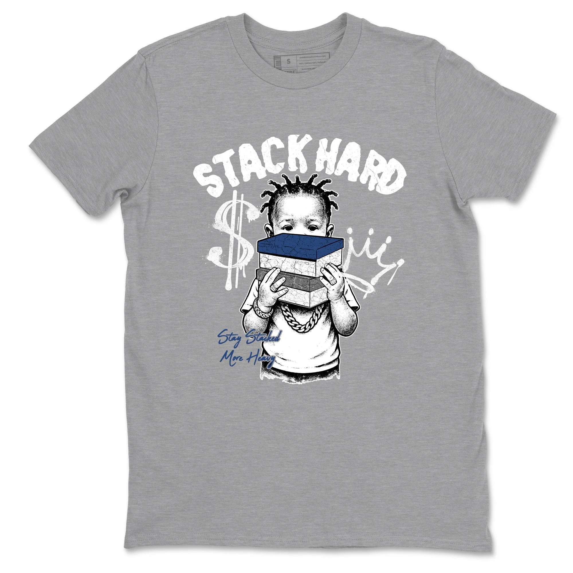 Stack Hard Sneaker Tees - Air Jordan 9 Flint Grey