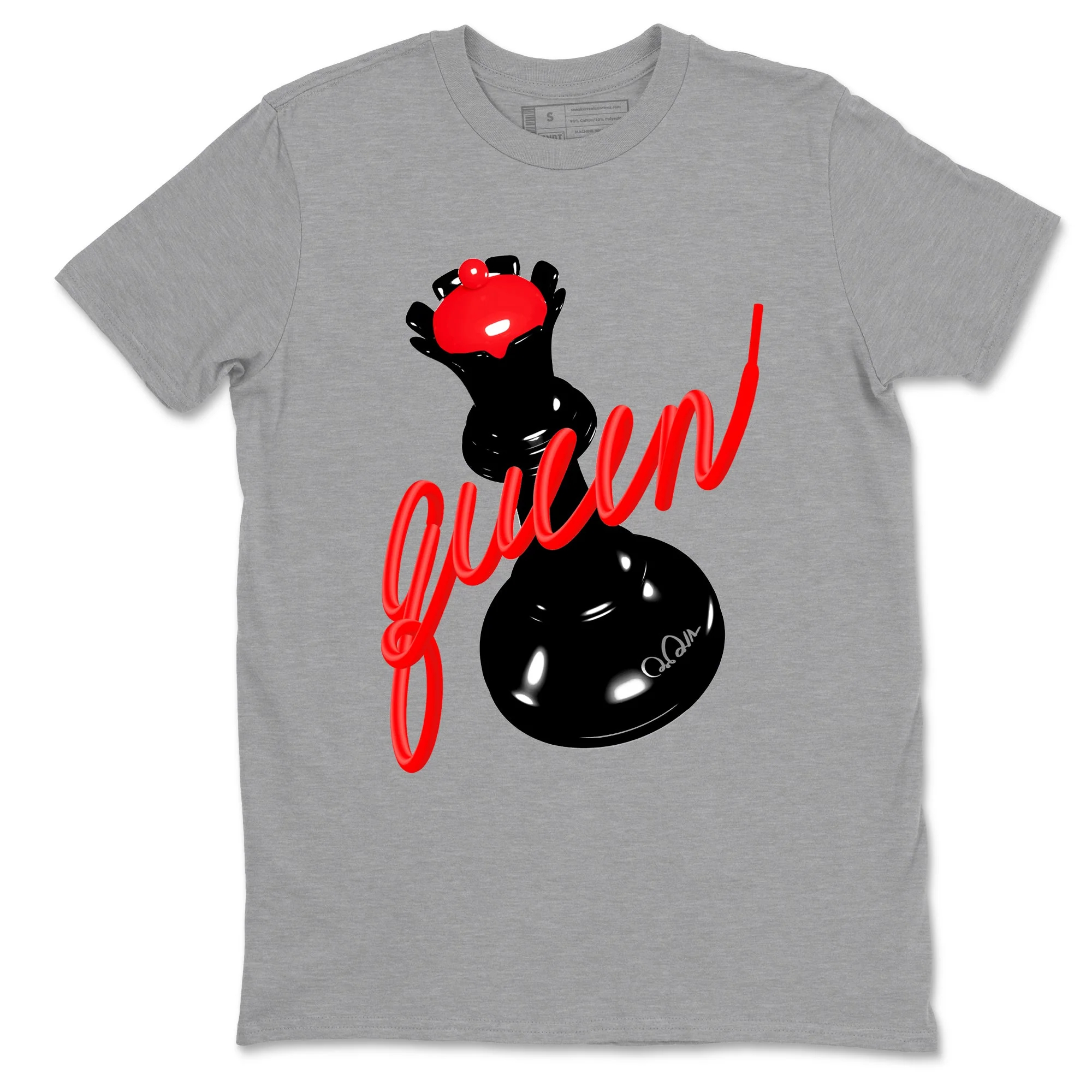 3D Queen Sneaker Tees - Air Jordan 6 Reverse Infrared