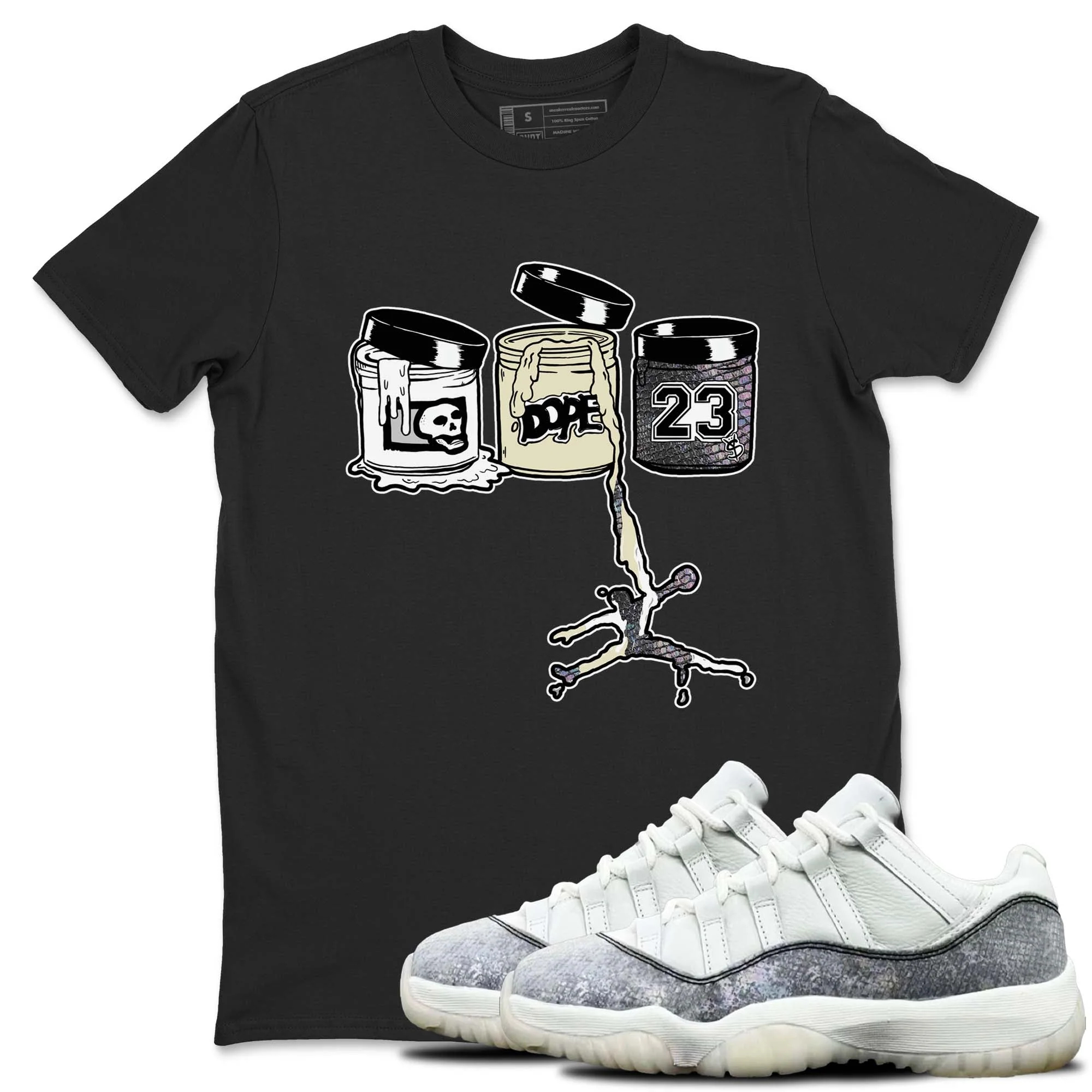 Jordan Paint Sneaker Tees - Air Jordan 11 Year Of The Snake